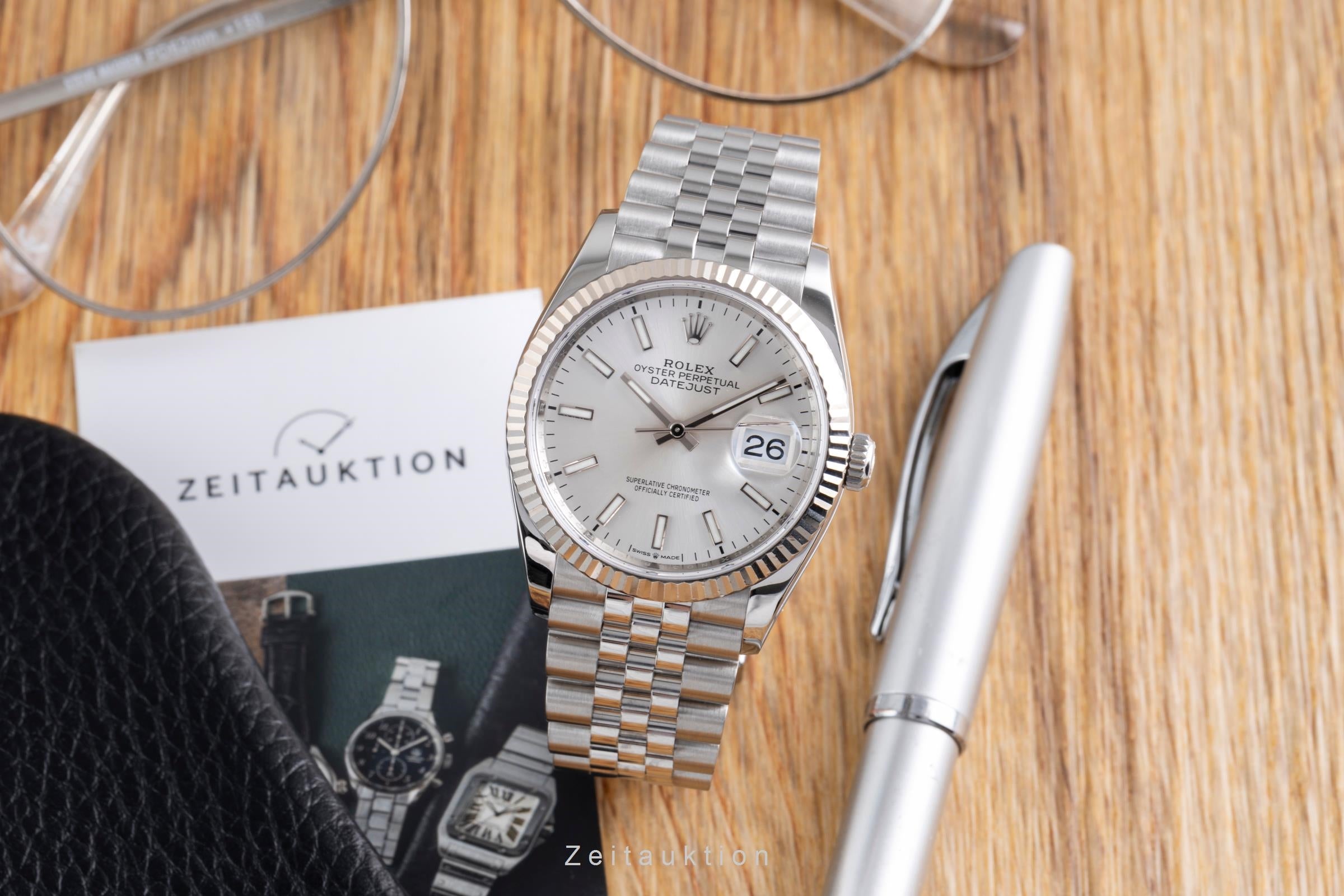 Rolex Datejust steel / white gold automatic men's watch 126234  [2600451]