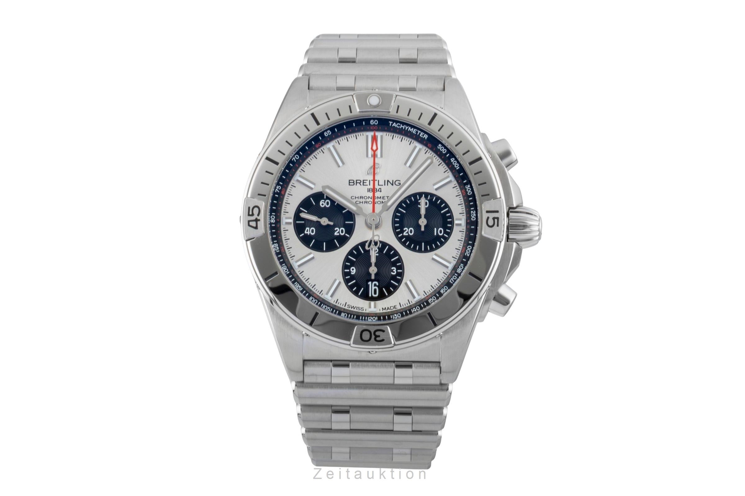 Breitling Chronomat chronographe acier automatique montre pour hommes AB0134 LP: 9400EUR  [2600452]