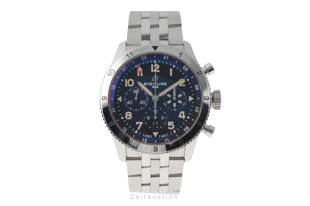 Breitling Super Avi chronograph steel automatic men's watch AB04453A1B1A1 LP: 11500EUR  [2600453]