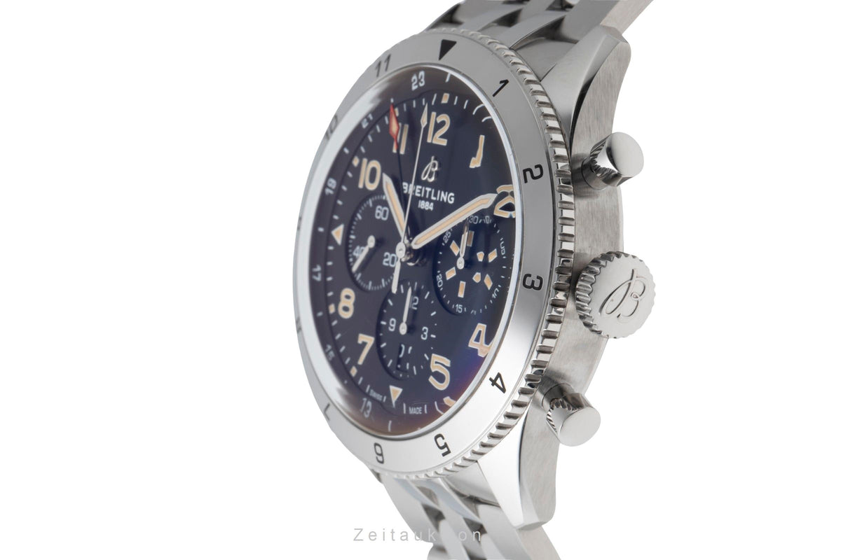 Breitling Super Avi chronograph steel automatic men's watch AB04453A1B1A1 LP: 11500EUR  [2600453]