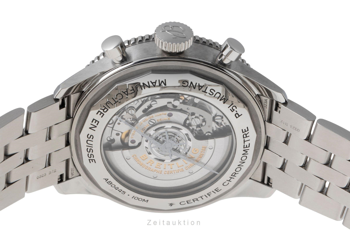 Breitling Super Avi chronograph steel automatic men's watch AB04453A1B1A1 LP: 11500EUR  [2600453]