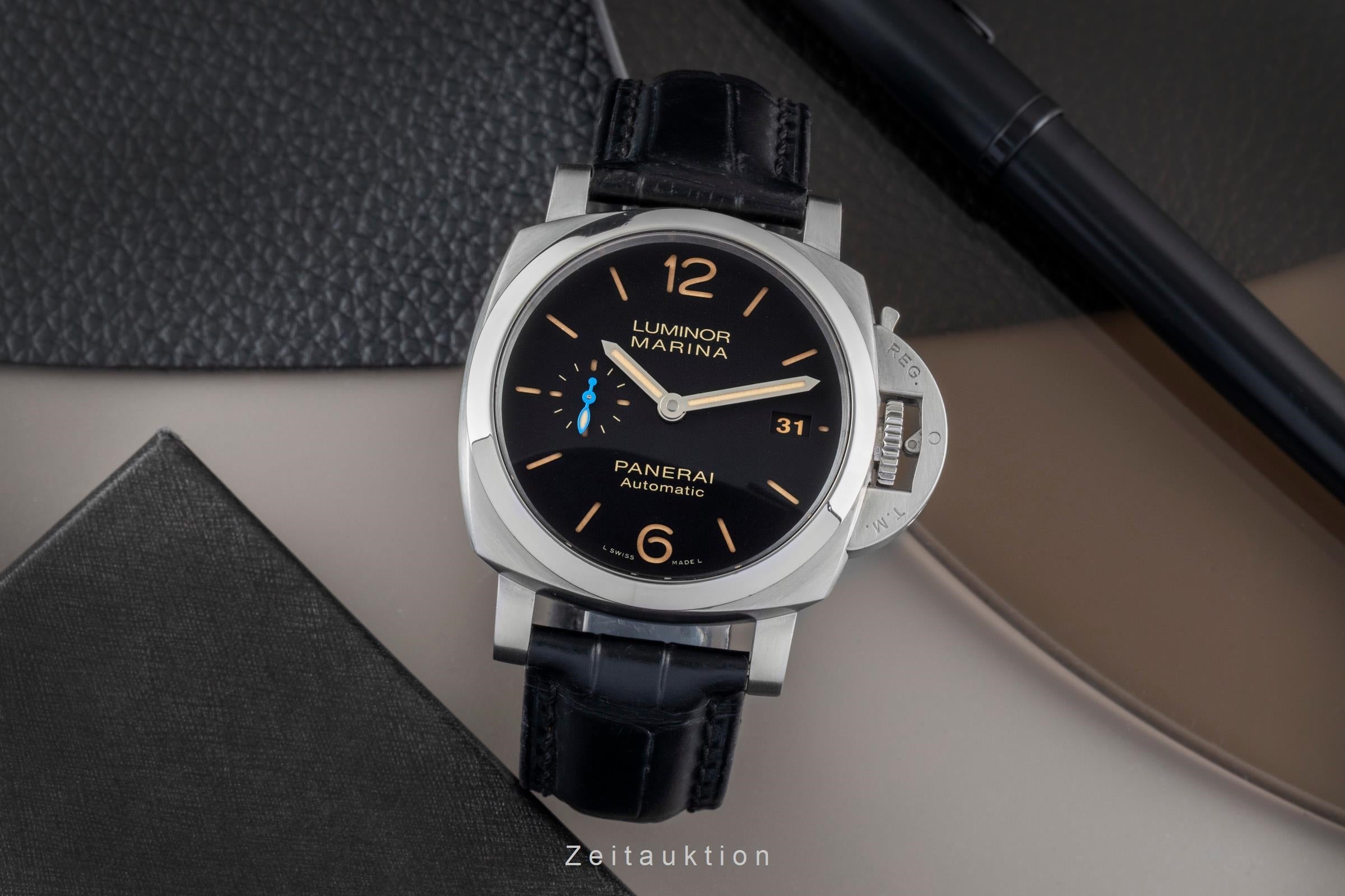 Panerai Luminor Marina acciaio automatismo orologio da uomo PAM01392  [2600454]