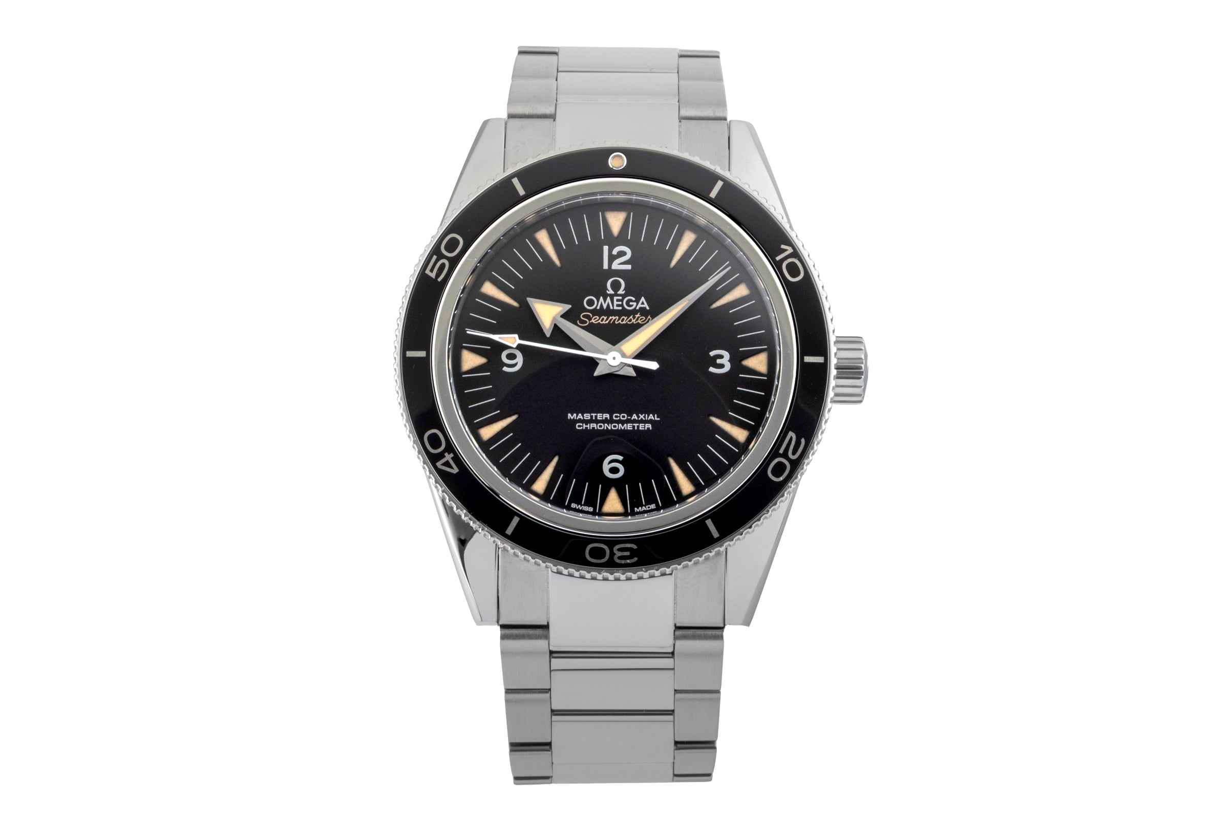 Omega Seamaster steel automatic men's watch 233.30.41.21.01.001 LP: 7700EUR  [2600455]