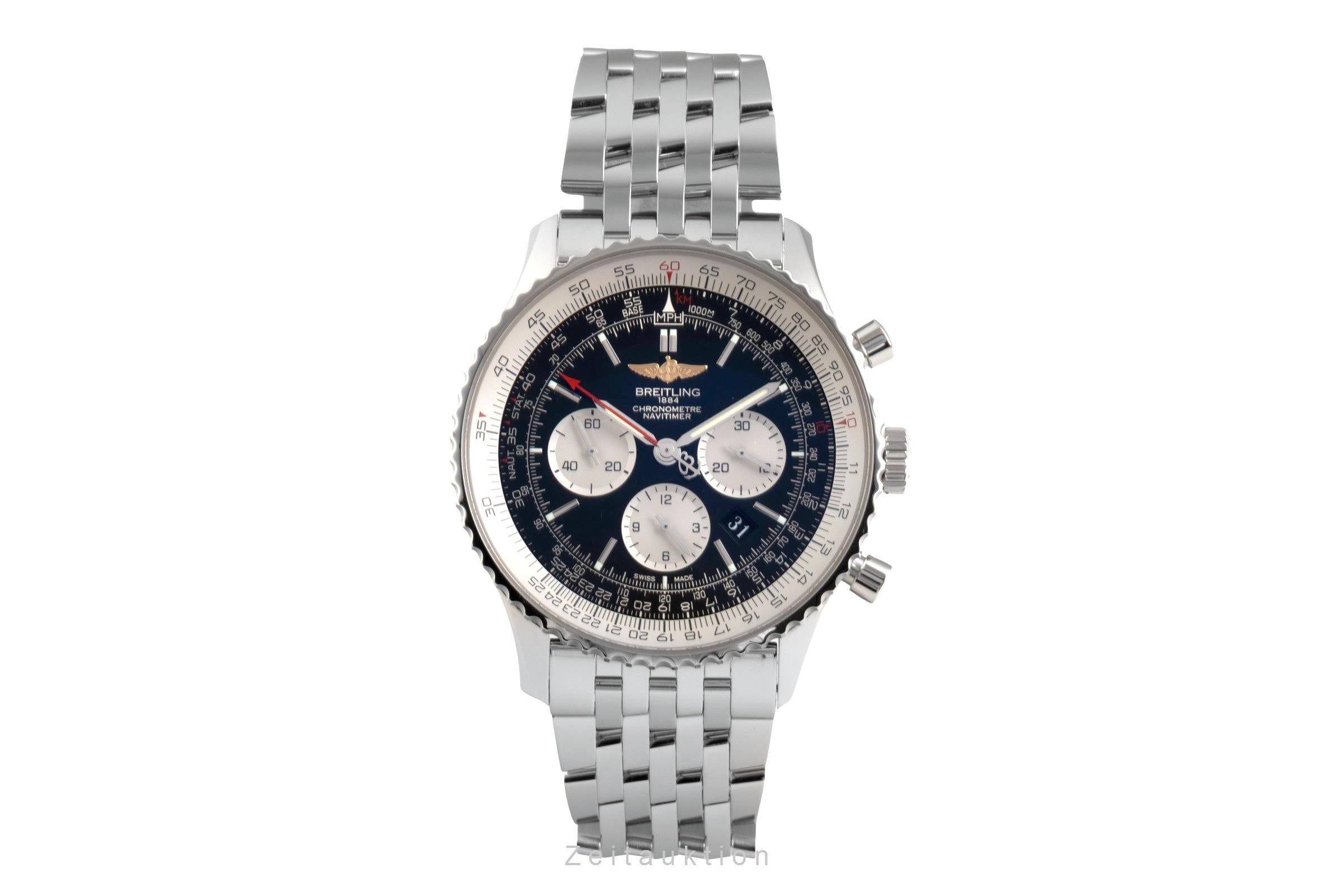 Breitling Navitimer 01 46 chronographe acier automatique montre pour hommes AB012721/BD09 LP: 9850EUR  [2600457]