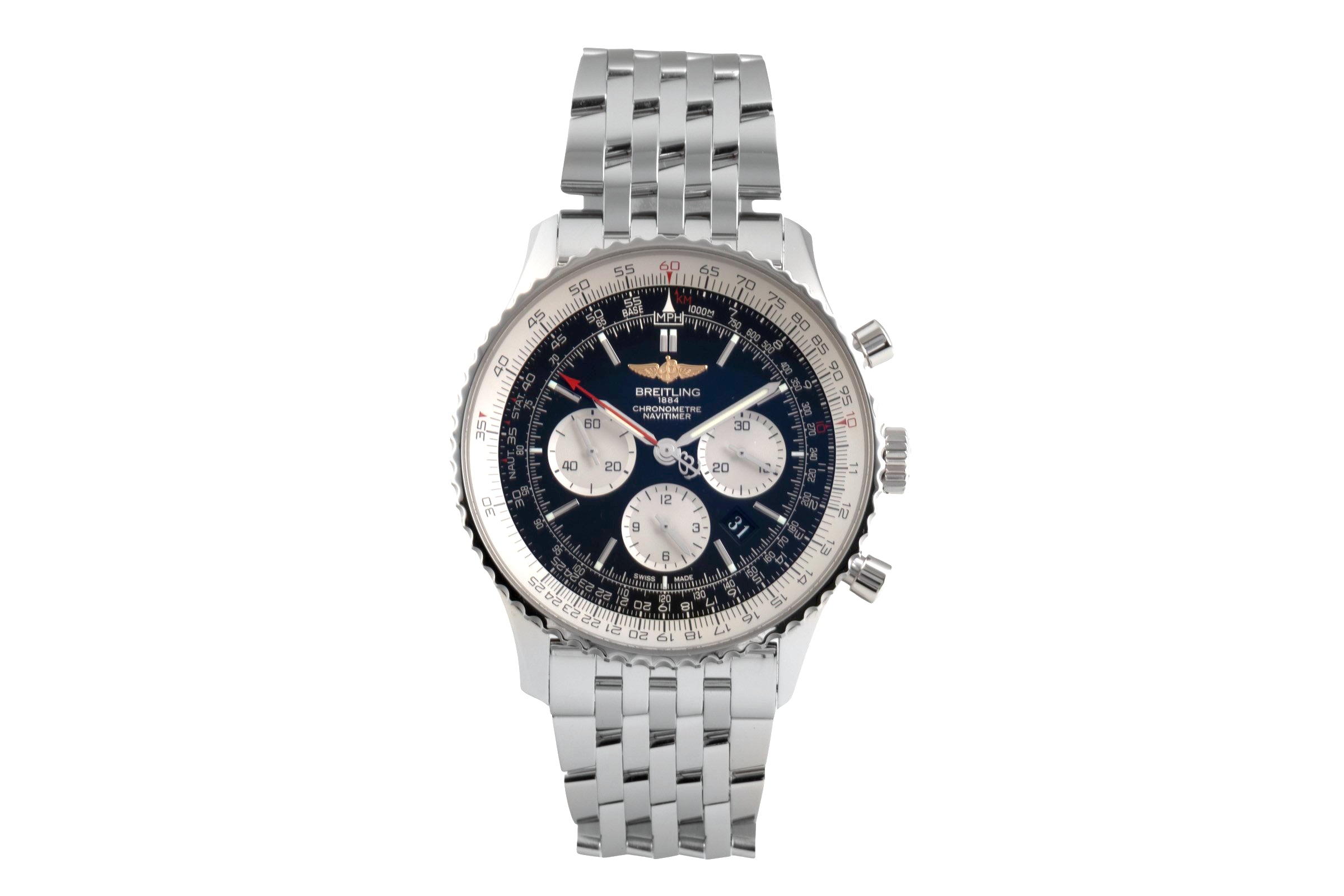 Breitling Navitimer 01 46 cronógrafo acero automático reloj para caballeros AB012721/BD09 LP: 9850EUR  [2600457]