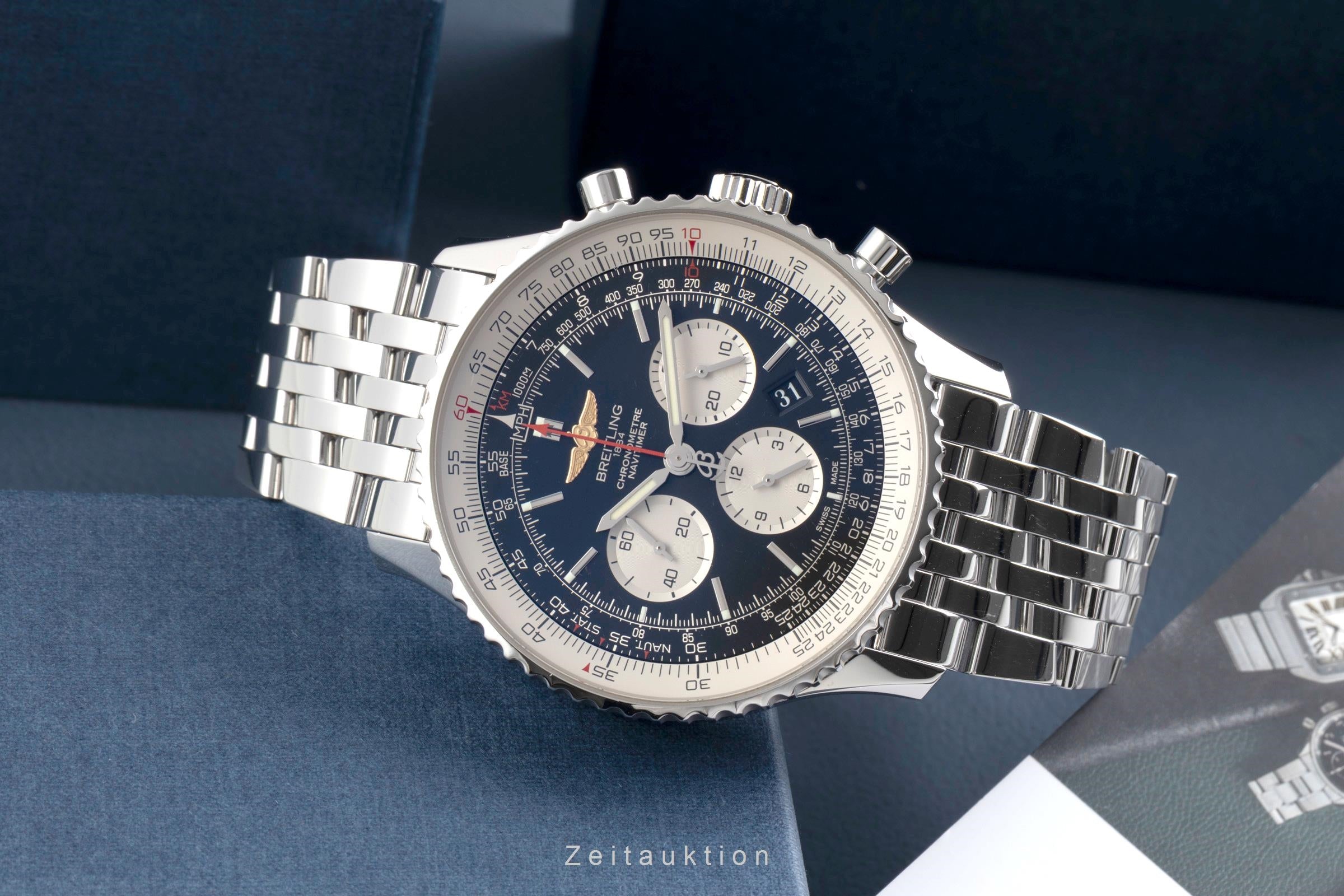 Breitling Navitimer 01 46 chronographe acier automatique montre pour hommes AB012721/BD09 LP: 9850EUR  [2600457]