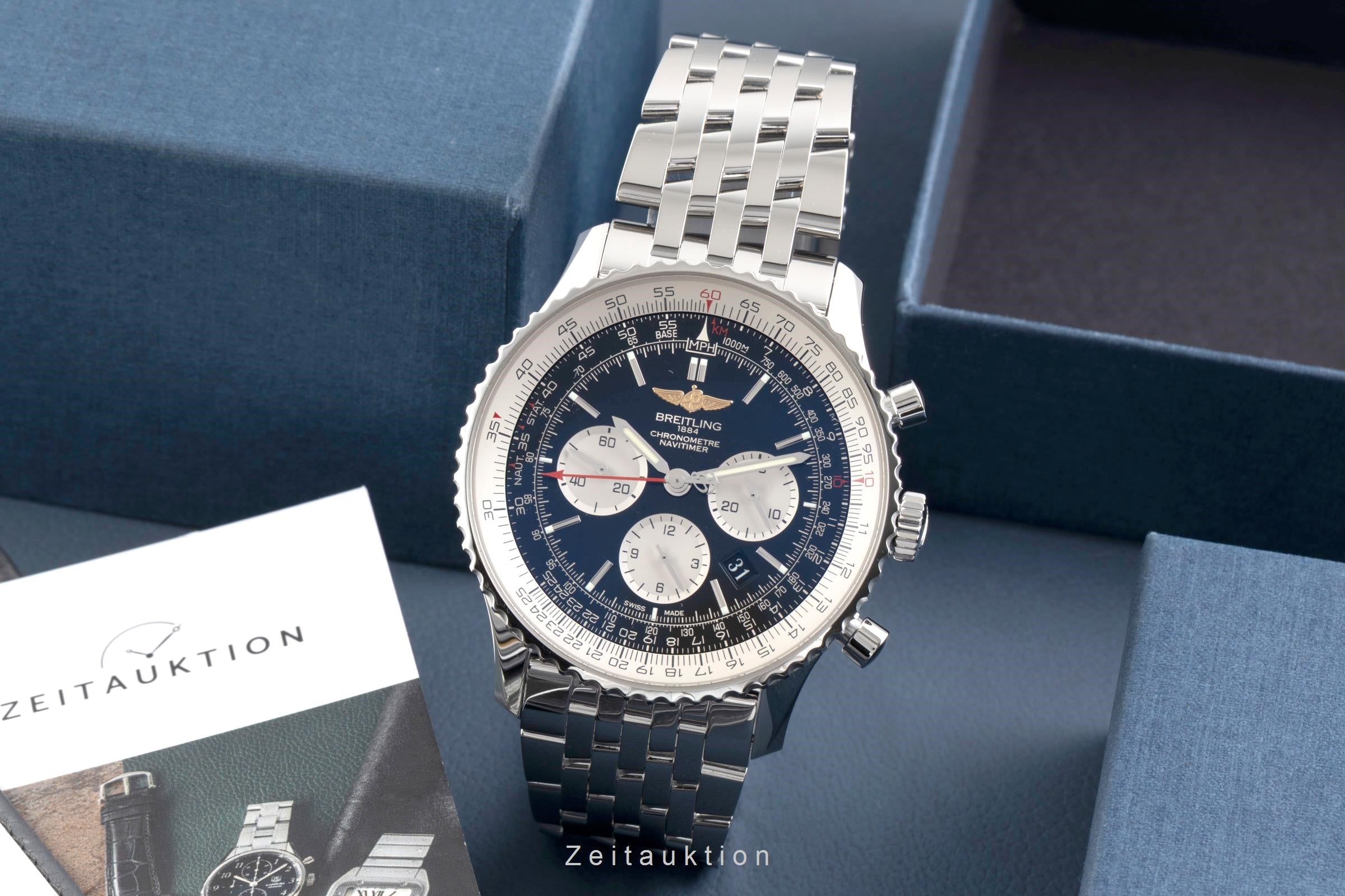 Breitling Navitimer 01 46 chronographe acier automatique montre pour hommes AB012721/BD09 LP: 9850EUR  [2600457]