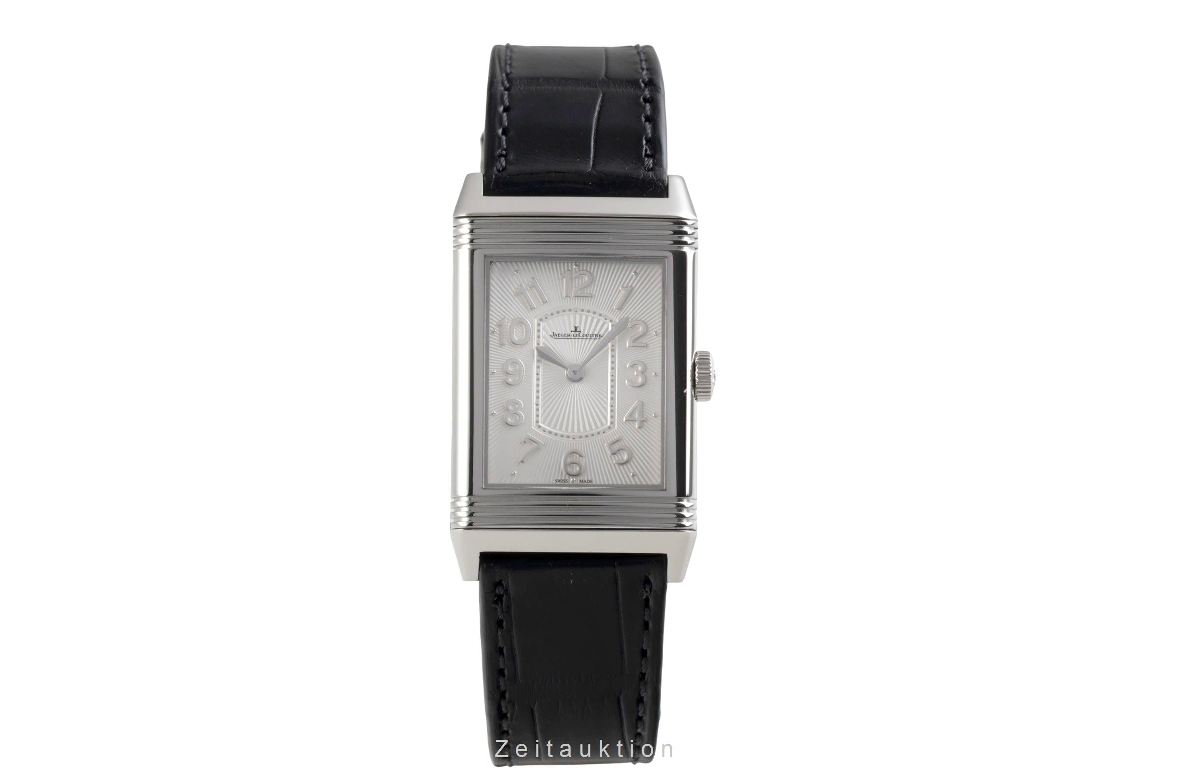 Jaeger LeCoultre Reverso steel quartz Kal. 657 Ref. Q3208420