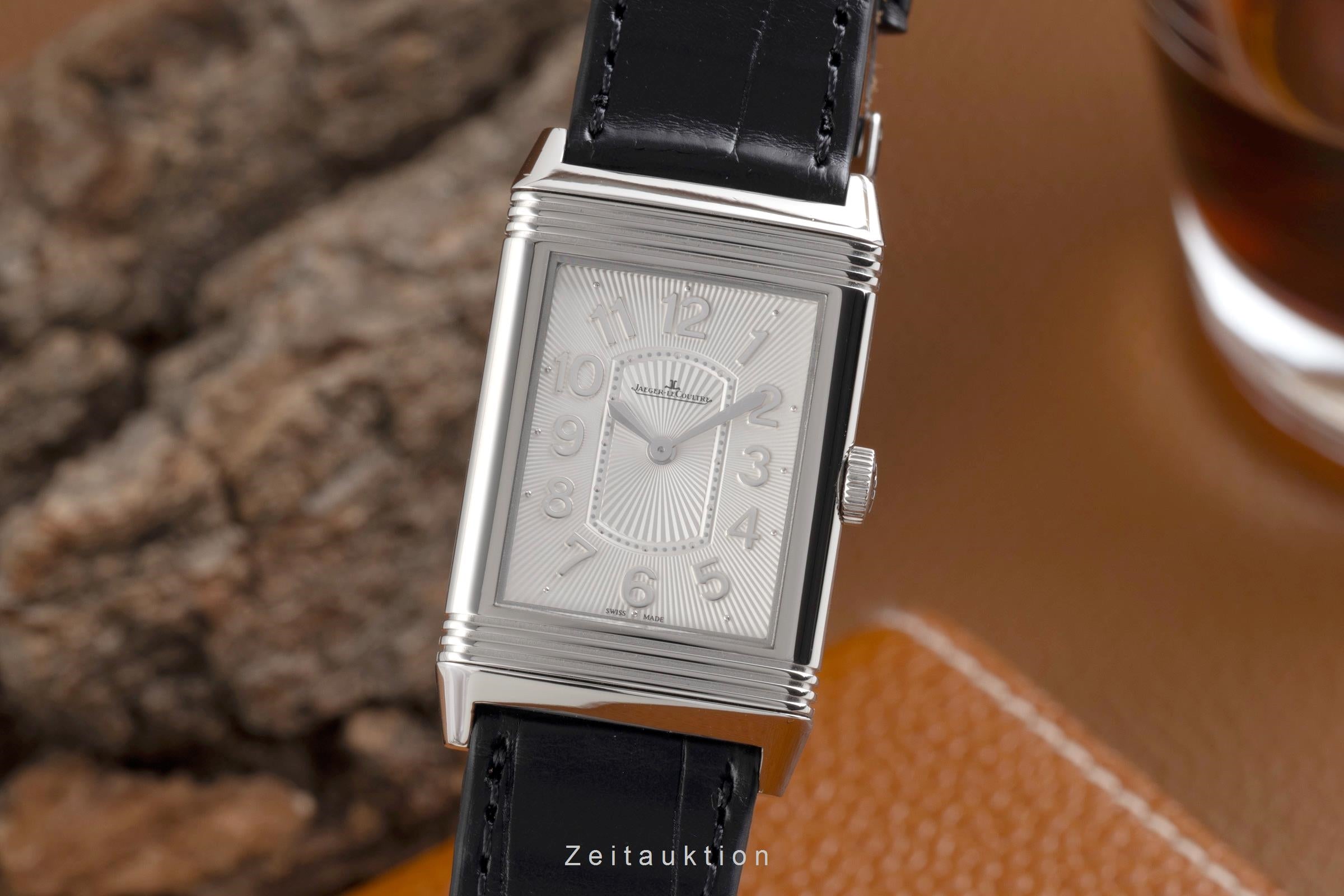 Jaeger LeCoultre Reverso steel quartz Kal. 657 Ref. Q3208420