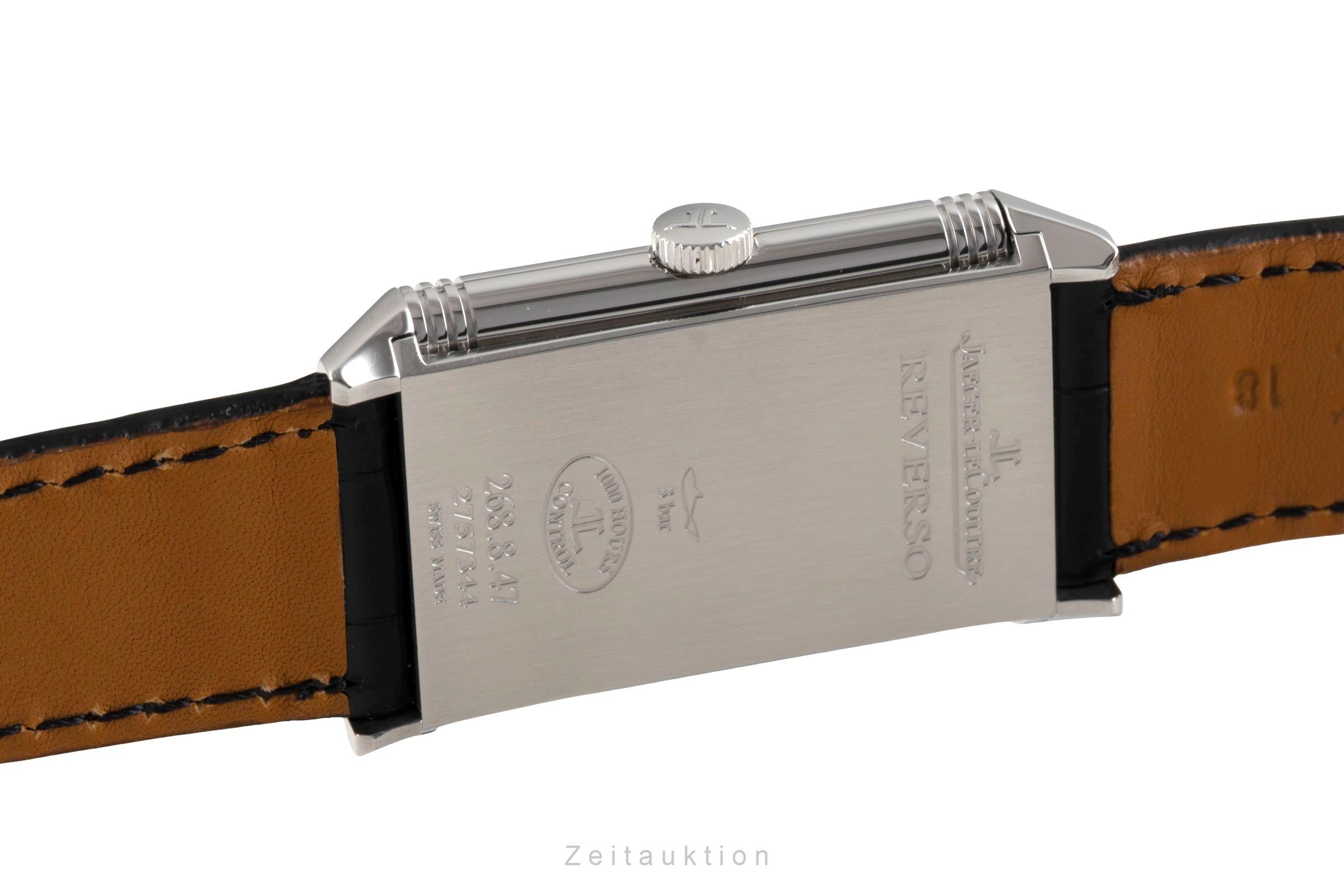 Jaeger LeCoultre Reverso steel quartz Kal. 657 Ref. Q3208420