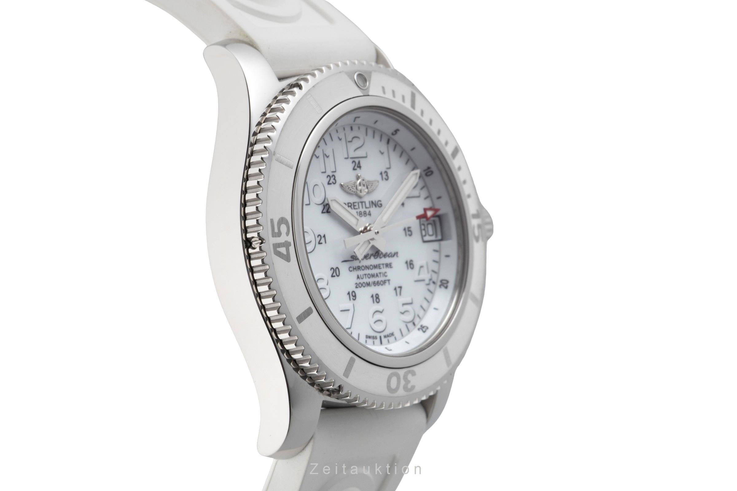 Breitling Superocean acero automático reloj para damas  A17312D2/A775 LP: 5350EUR  [2600459]