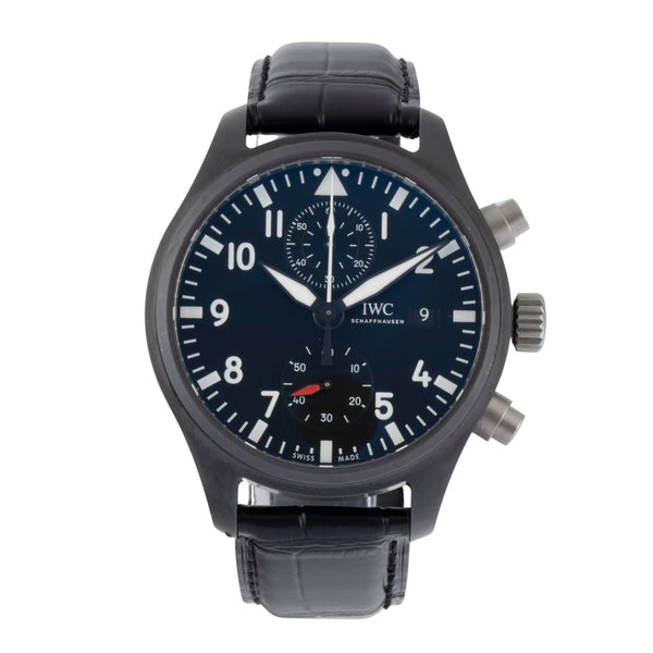 IWC Fliegerchronograph chronograph ceramic / titanium automatic men's watch IW389001 LP: 9900EUR  [2600460]