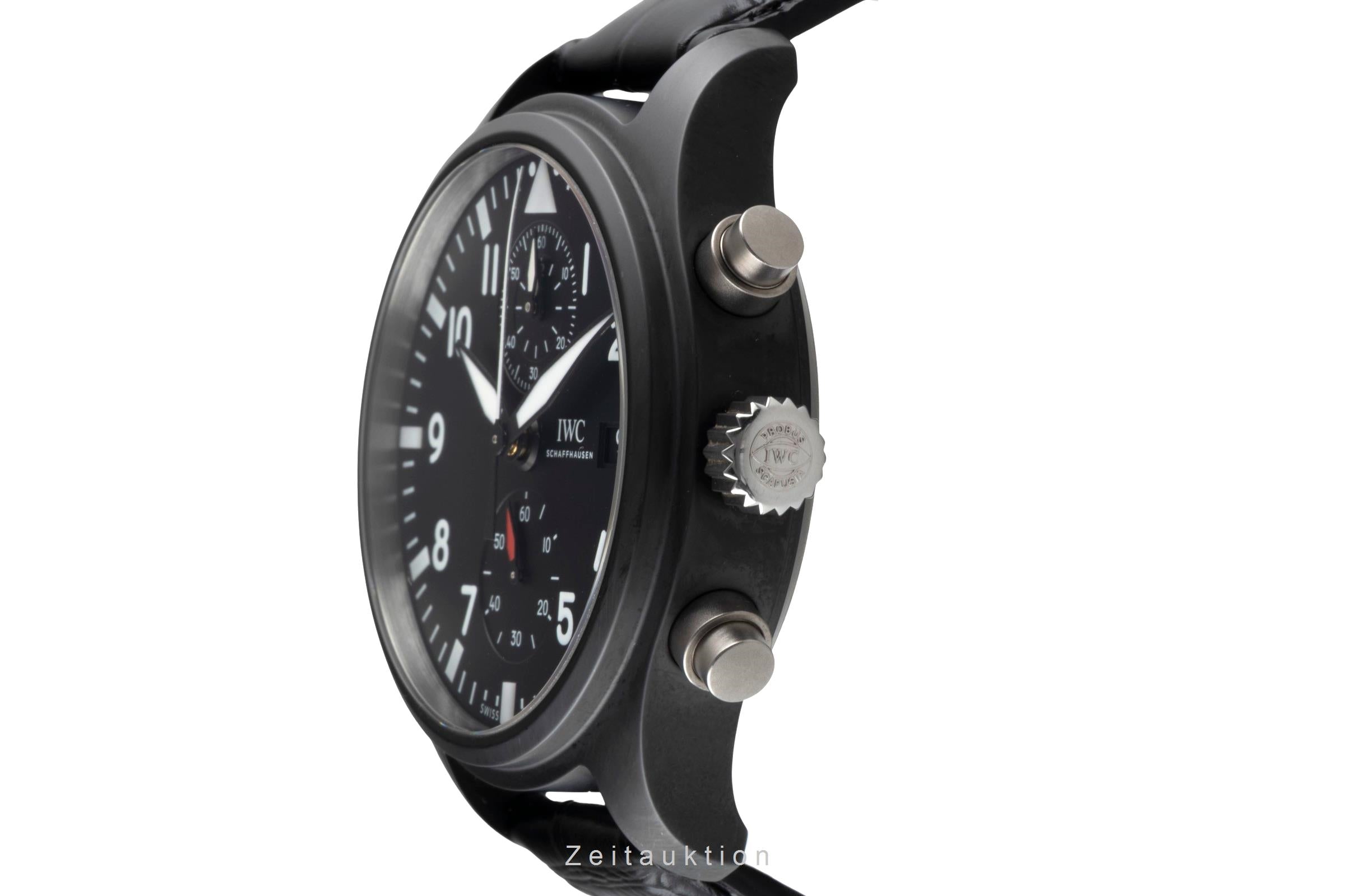 IWC Fliegerchronograph chronograph ceramic / titanium automatic men's watch IW389001 LP: 9900EUR  [2600460]