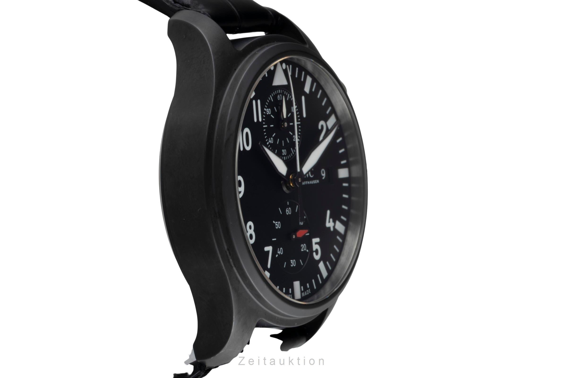 IWC Fliegerchronograph chronograph ceramic / titanium automatic men's watch IW389001 LP: 9900EUR  [2600460]