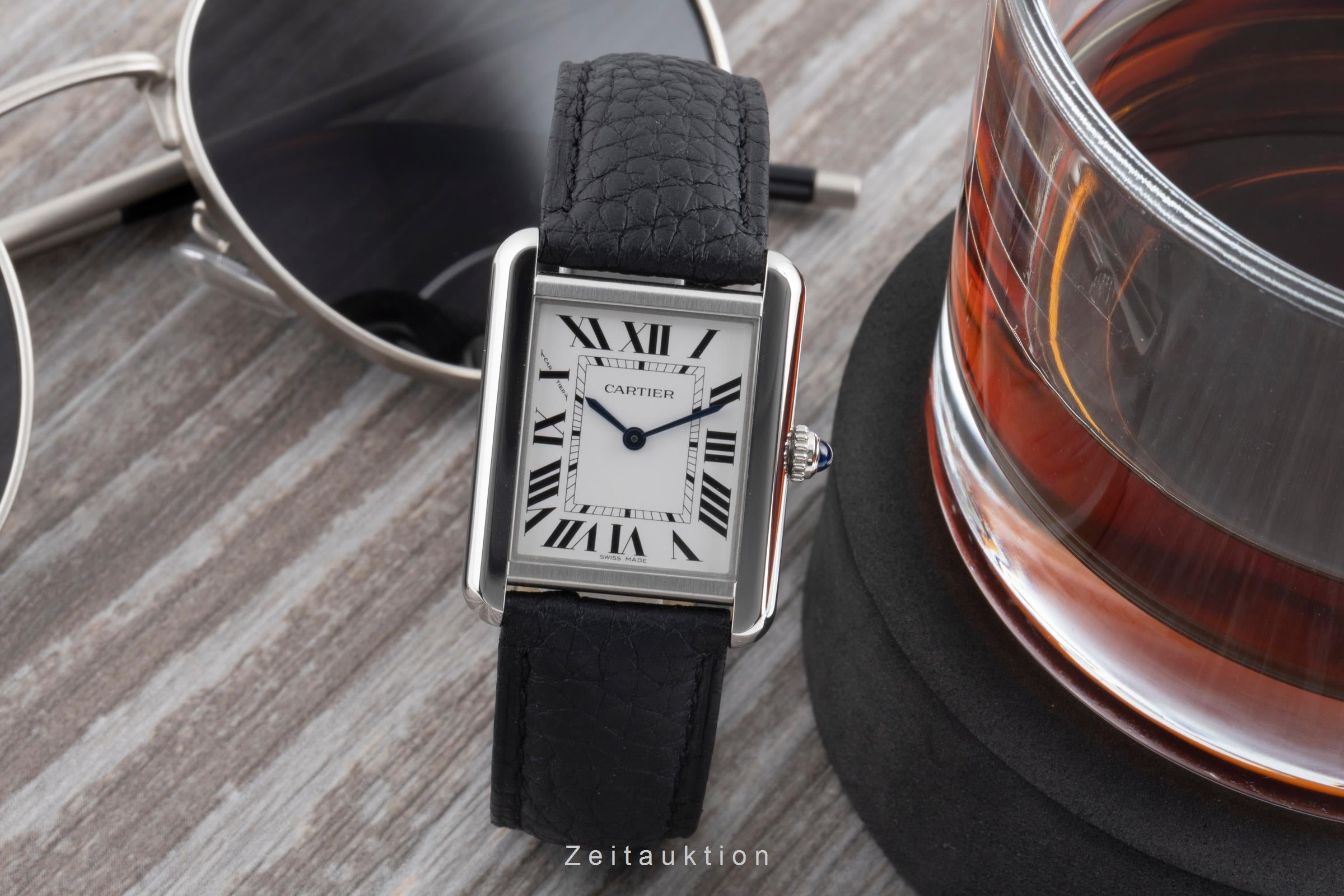 Cartier Tank steel quartz unisex WSTA0030  [2600461]