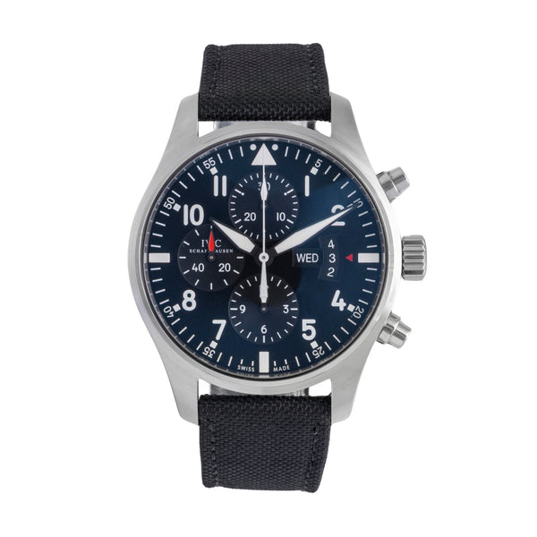 IWC Pilot Fliegeruhr Chronograph Automatik Herrenuhr Ref. IW377701 Papiere  [2600462]