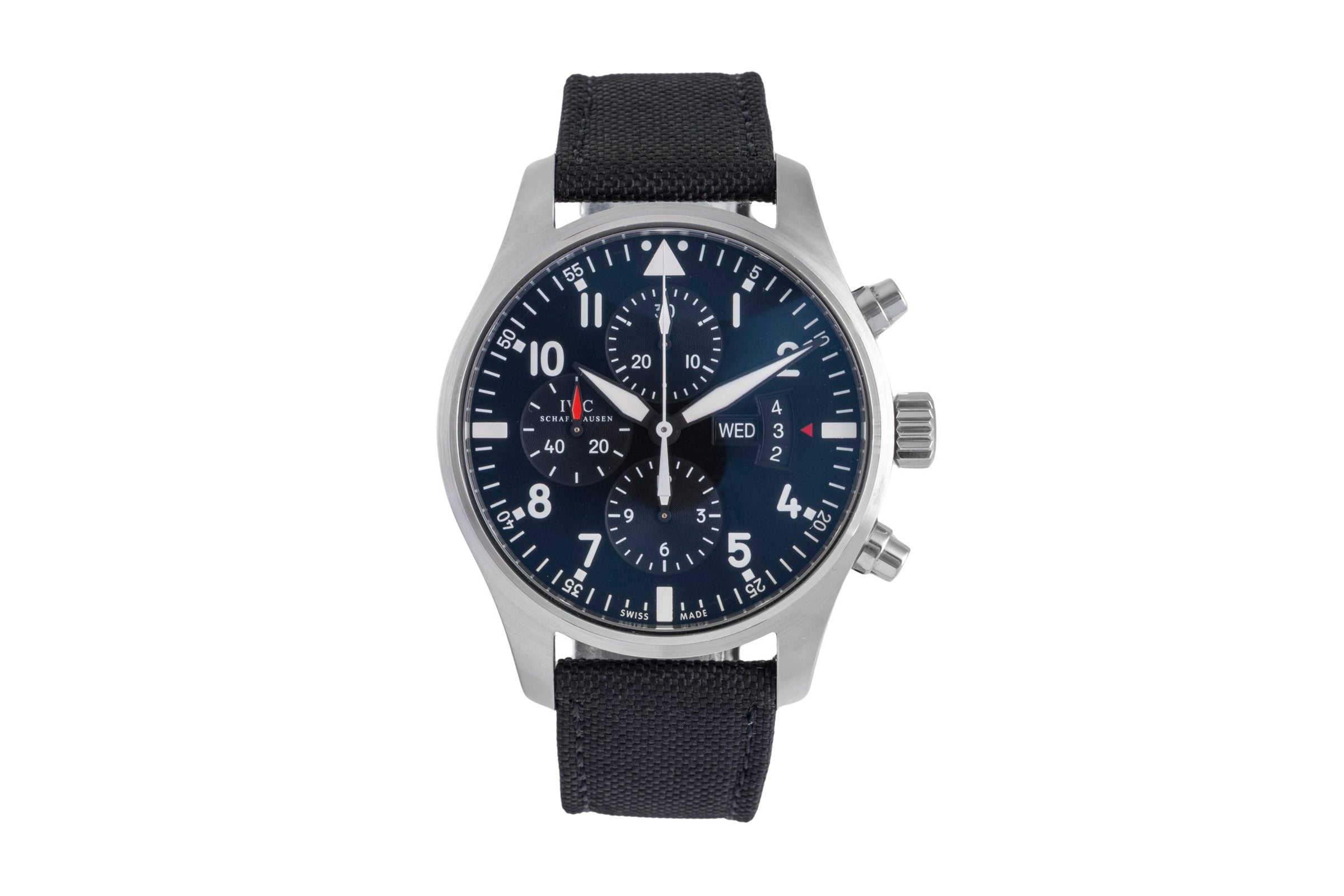 IWC Fliegerchronograph chronograph steel automatic men's watch IW377701 LP: 7800EUR  [2600462]
