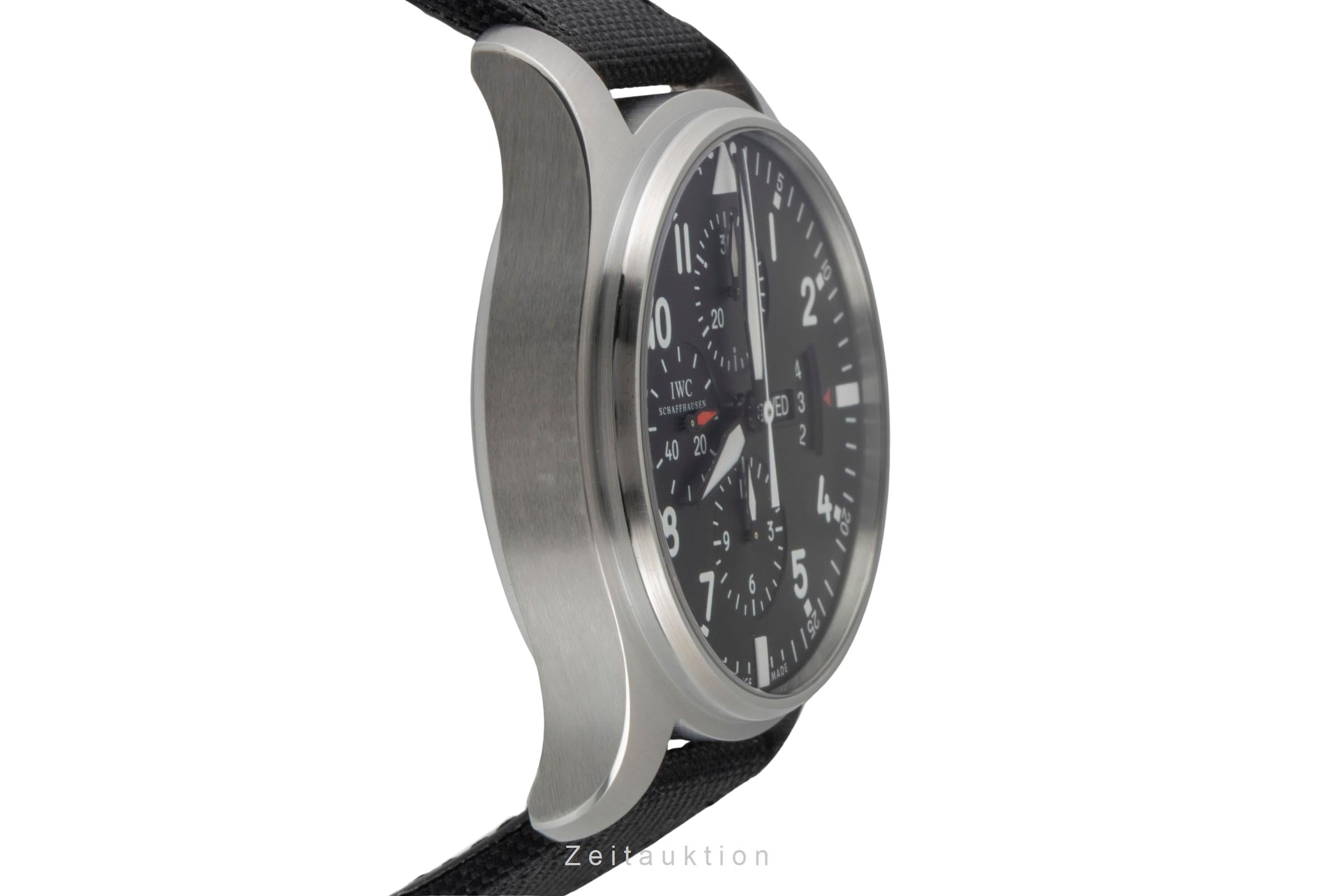 IWC Pilot Fliegeruhr Chronograph Automatik Herrenuhr Ref. IW377701 Papiere  [2600462]