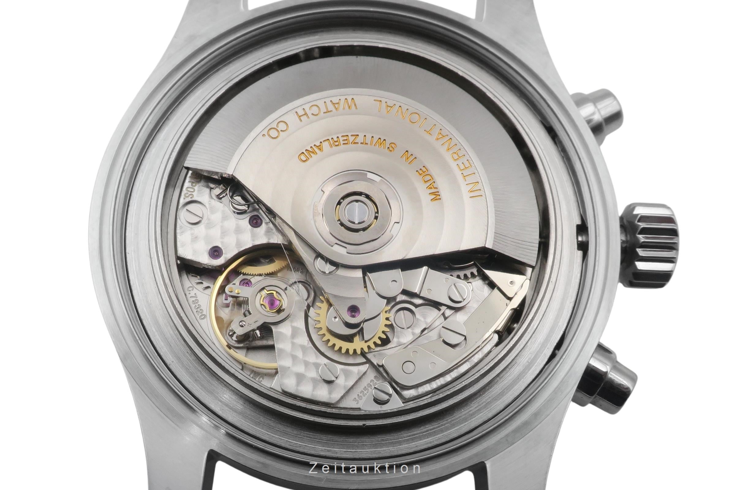 IWC Pilot Fliegeruhr Chronograph Automatik Herrenuhr Ref. IW377701 Papiere  [2600462]