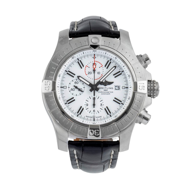 Breitling Super Avenger cronografo acciaio automatismo orologio da uomo A13375 Limited  [2600466]