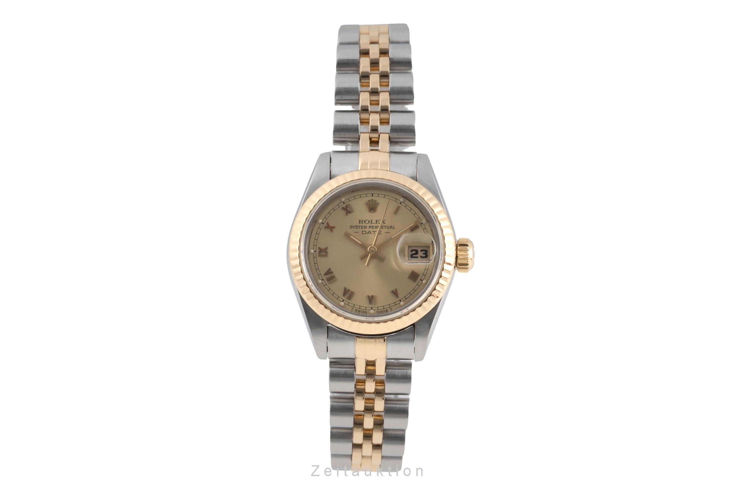 Rolex Lady Date steel / gold automatic women's watch 69173 Vintage  [2600467]