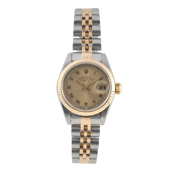 Rolex Lady Date steel / gold automatic women's watch 69173 Vintage  [2600467]