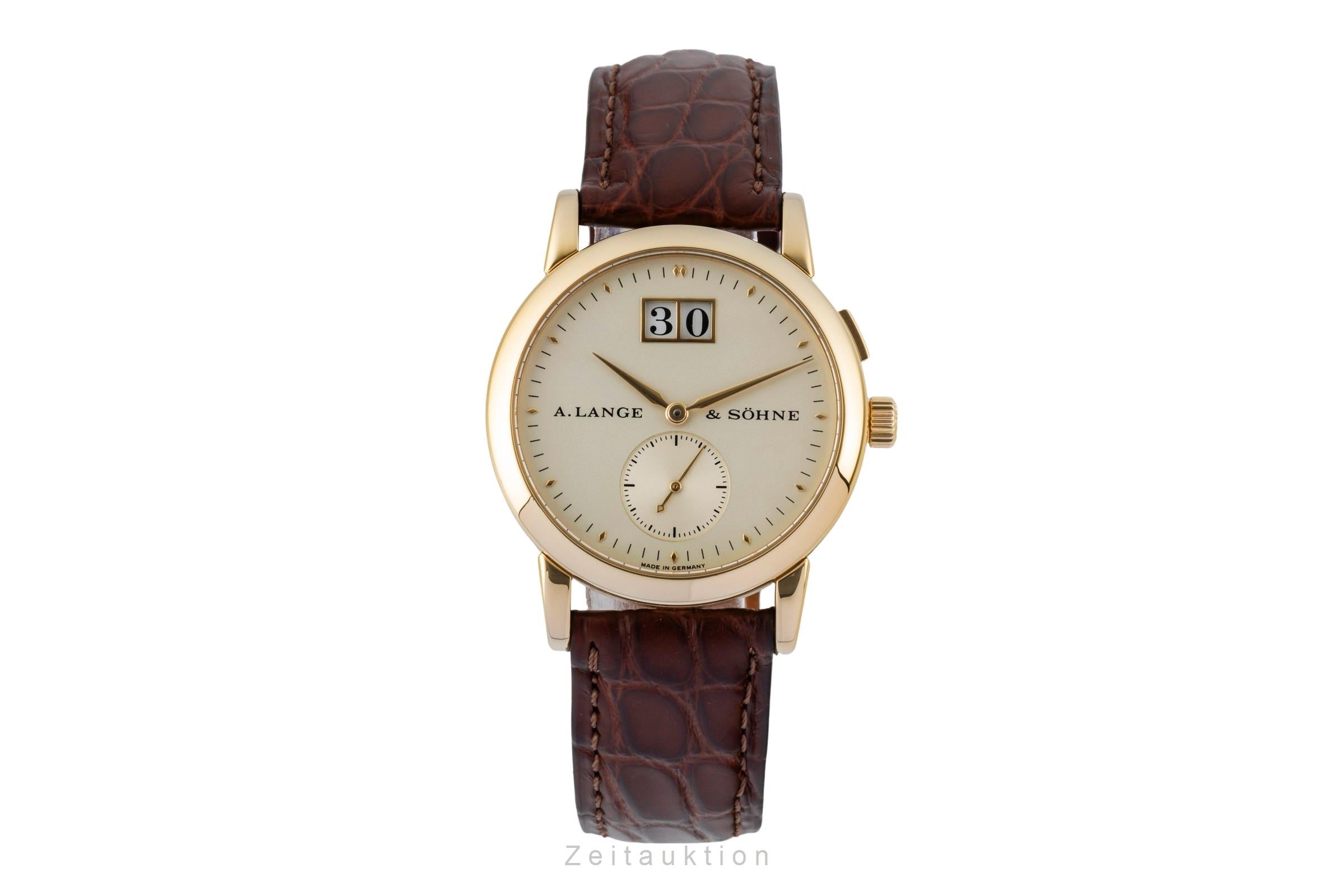 A. Lange & Söhne Saxonia 18 ct gold manual winding Kal. L941.3 Ref