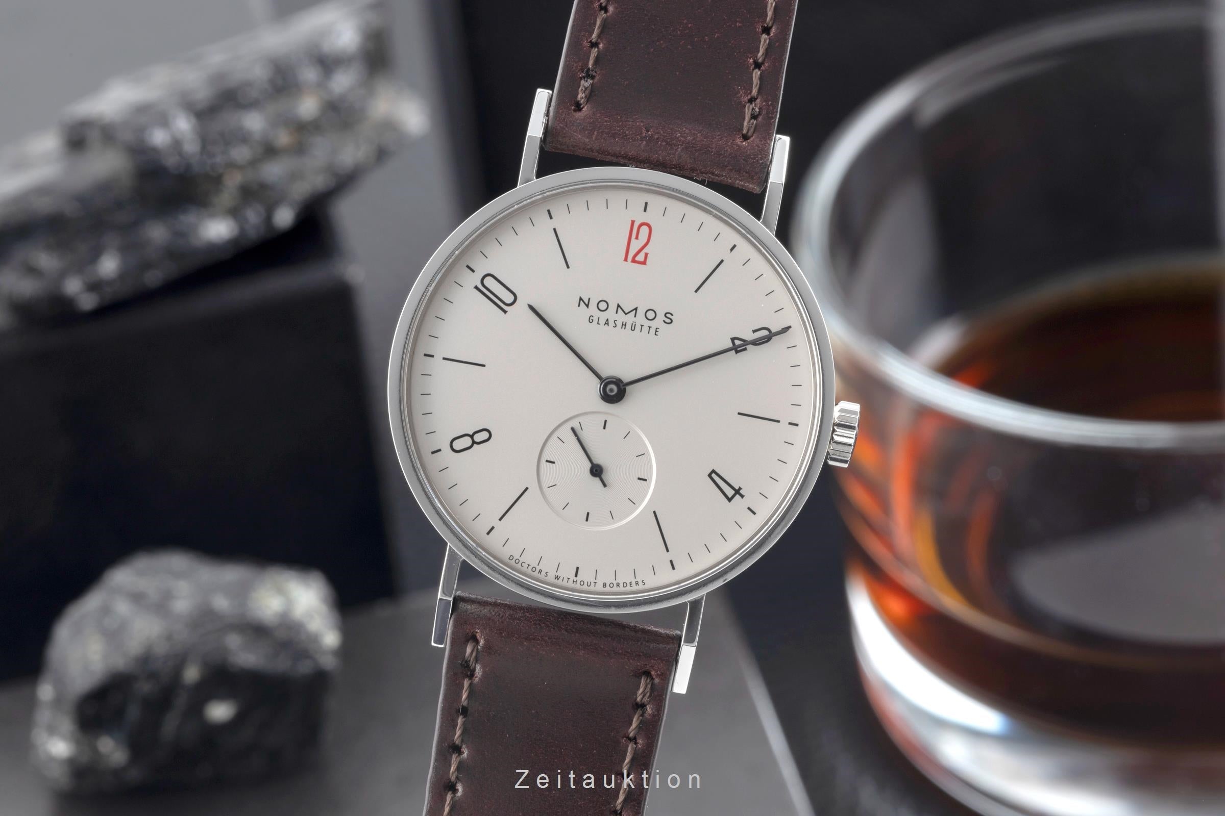 Nomos Tangente steel manual winding men's watch Tangente for Doctors without Borders Limited  [2600473]