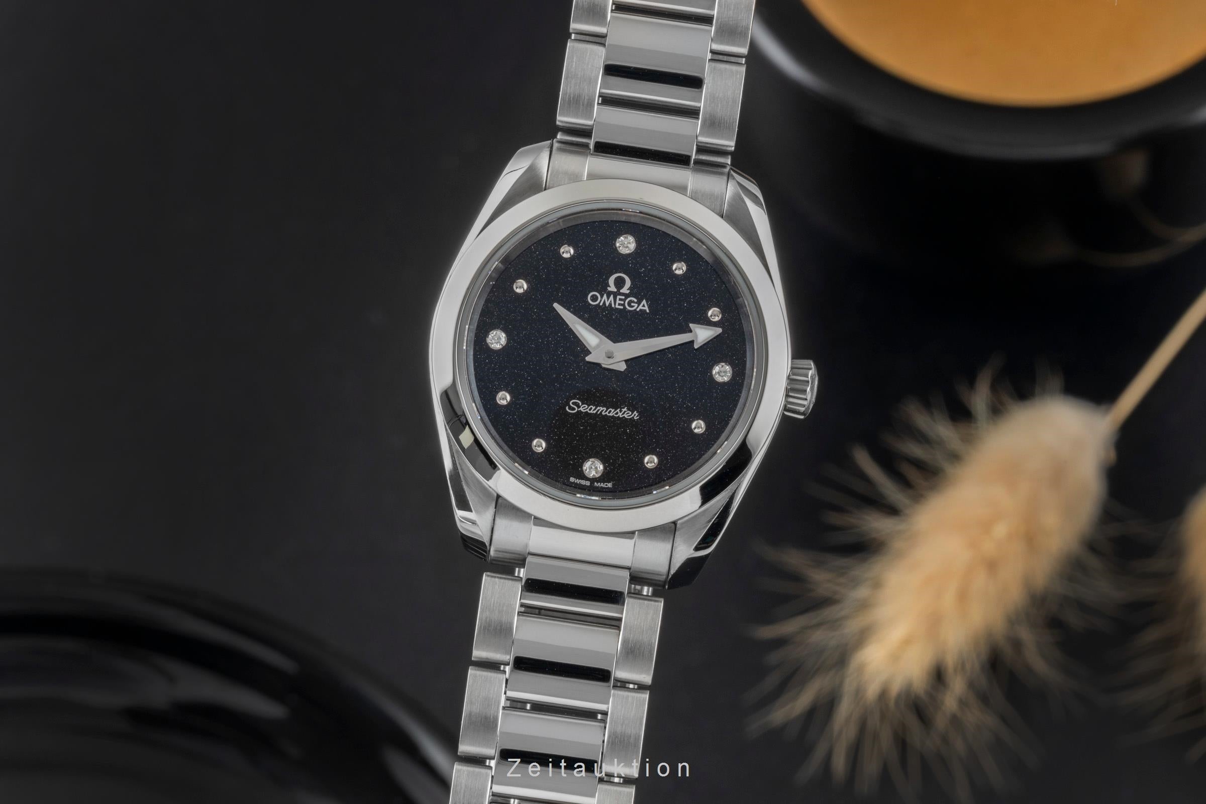 Omega Seamaster steel quartz women's watch 220.10.28.60.51.001 LP: 3600EUR  [2600474]