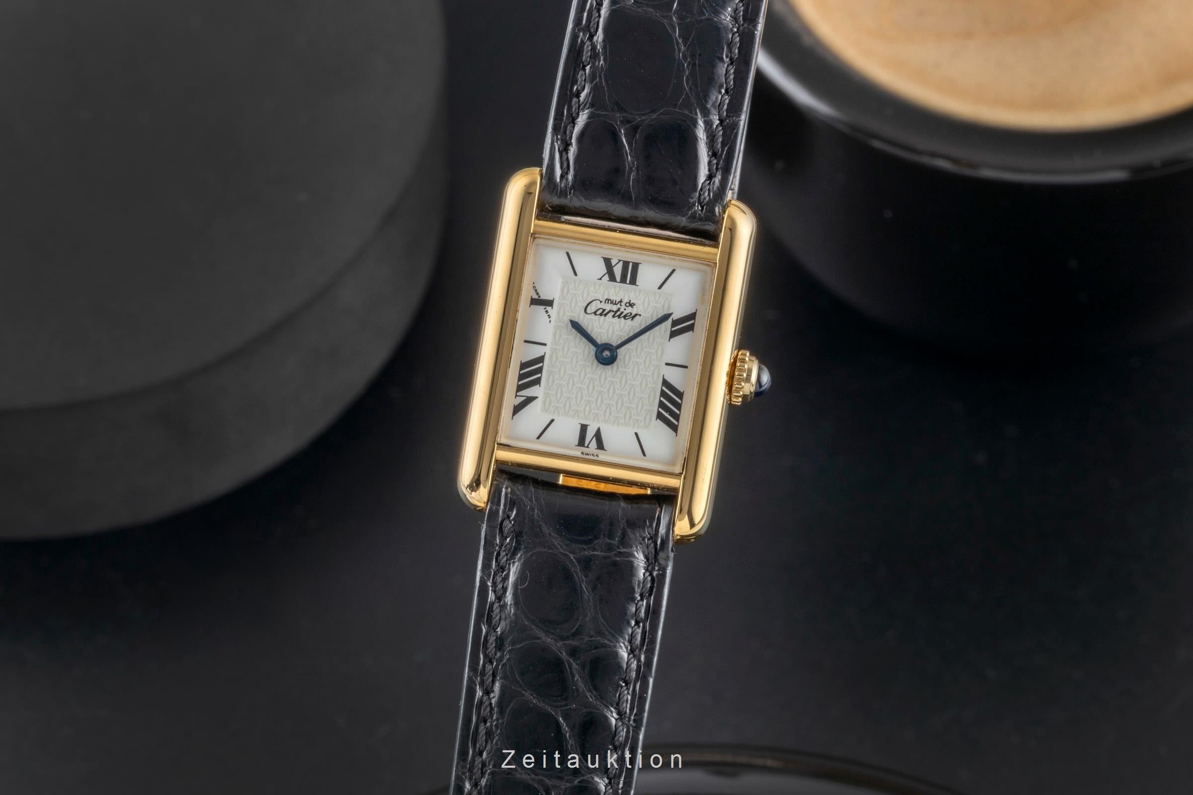 Cartier Tank silver-gilt quartz Kal. 057 Ref. W1009654 | 2600475
