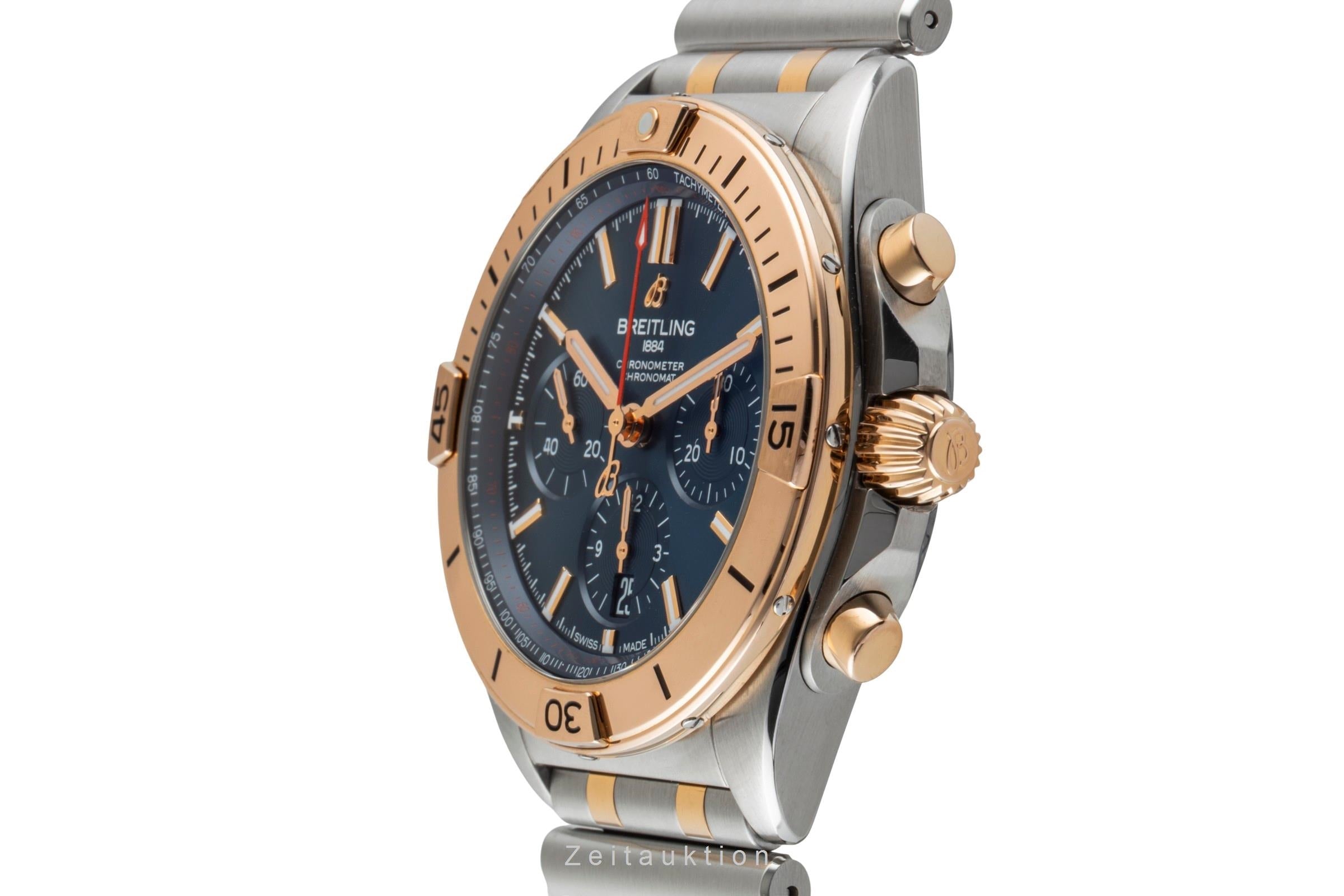 Breitling Chronomat chronographe acier / or  automatique montre pour hommes UB0134 LP: 14200EUR  [2600481]