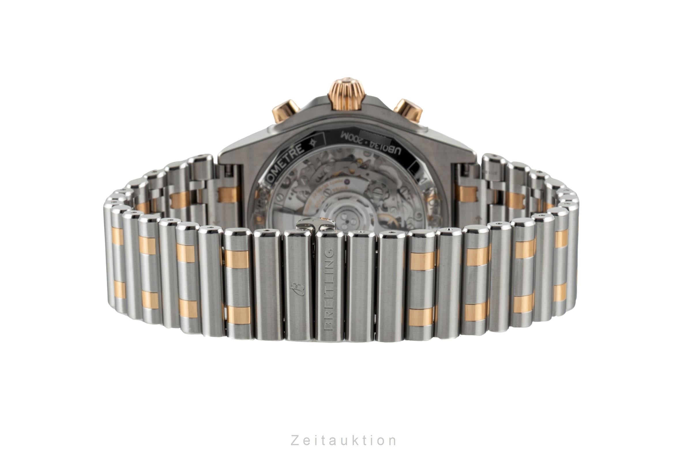 Breitling Chronomat chronographe acier / or  automatique montre pour hommes UB0134 LP: 14200EUR  [2600481]