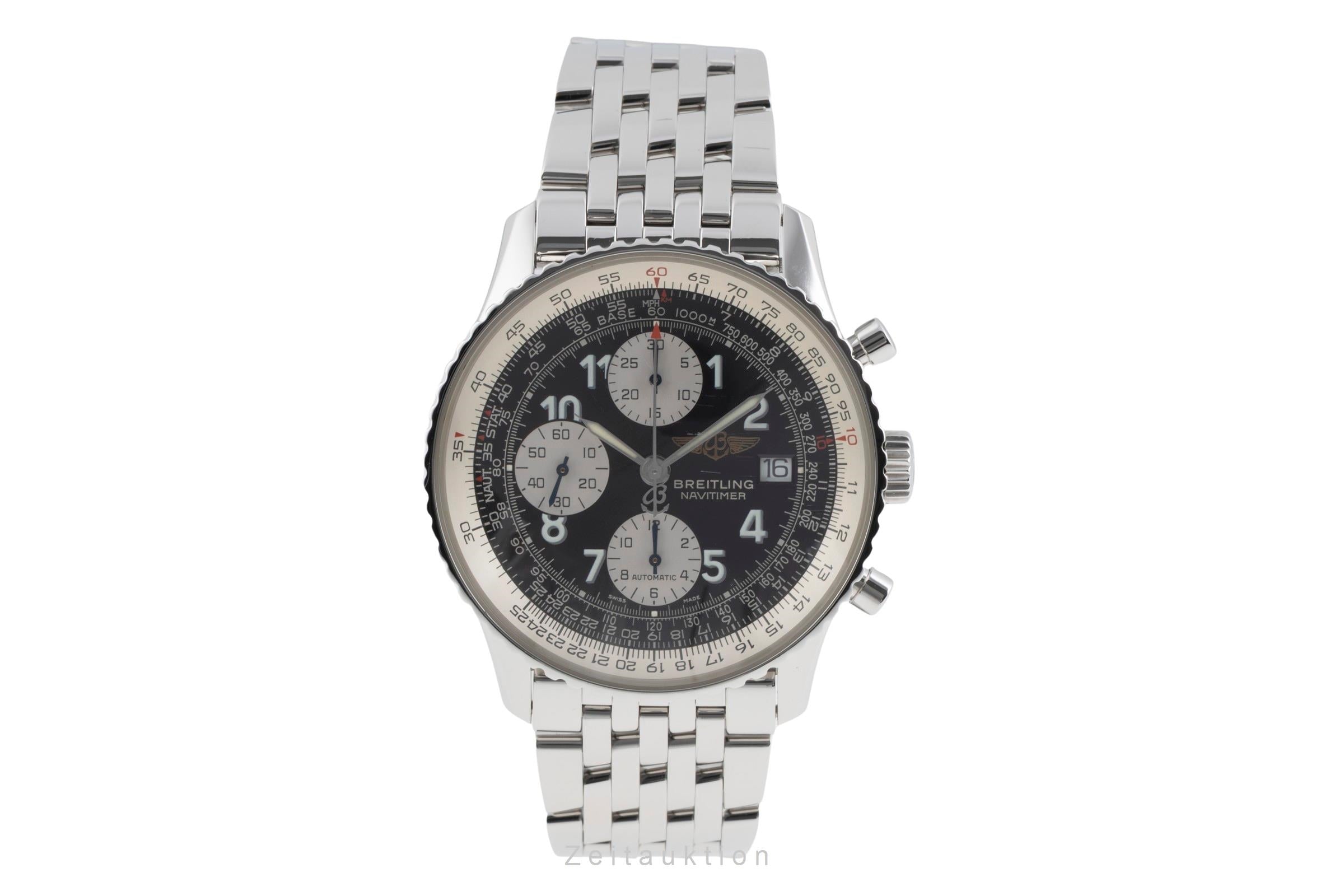 Breitling Old Navitimer chronograph steel automatic men's watch A13322 LP: 9850EUR  [2600482]