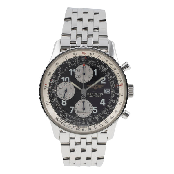 Breitling Old Navitimer chronograph steel automatic men's watch A13322 LP: 9850EUR  [2600482]