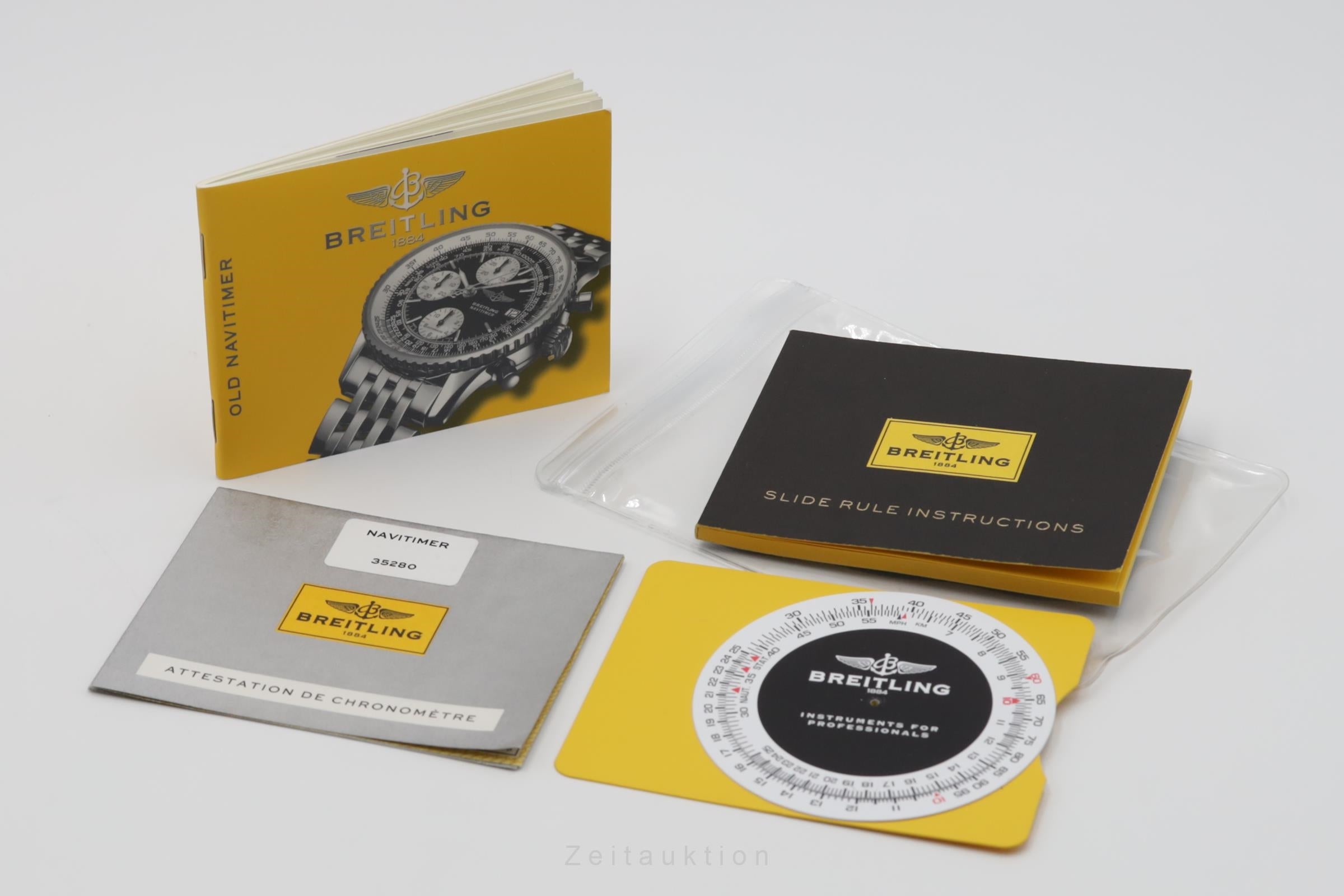 Breitling Old Navitimer chronograph steel automatic men's watch A13322 LP: 9850EUR  [2600482]