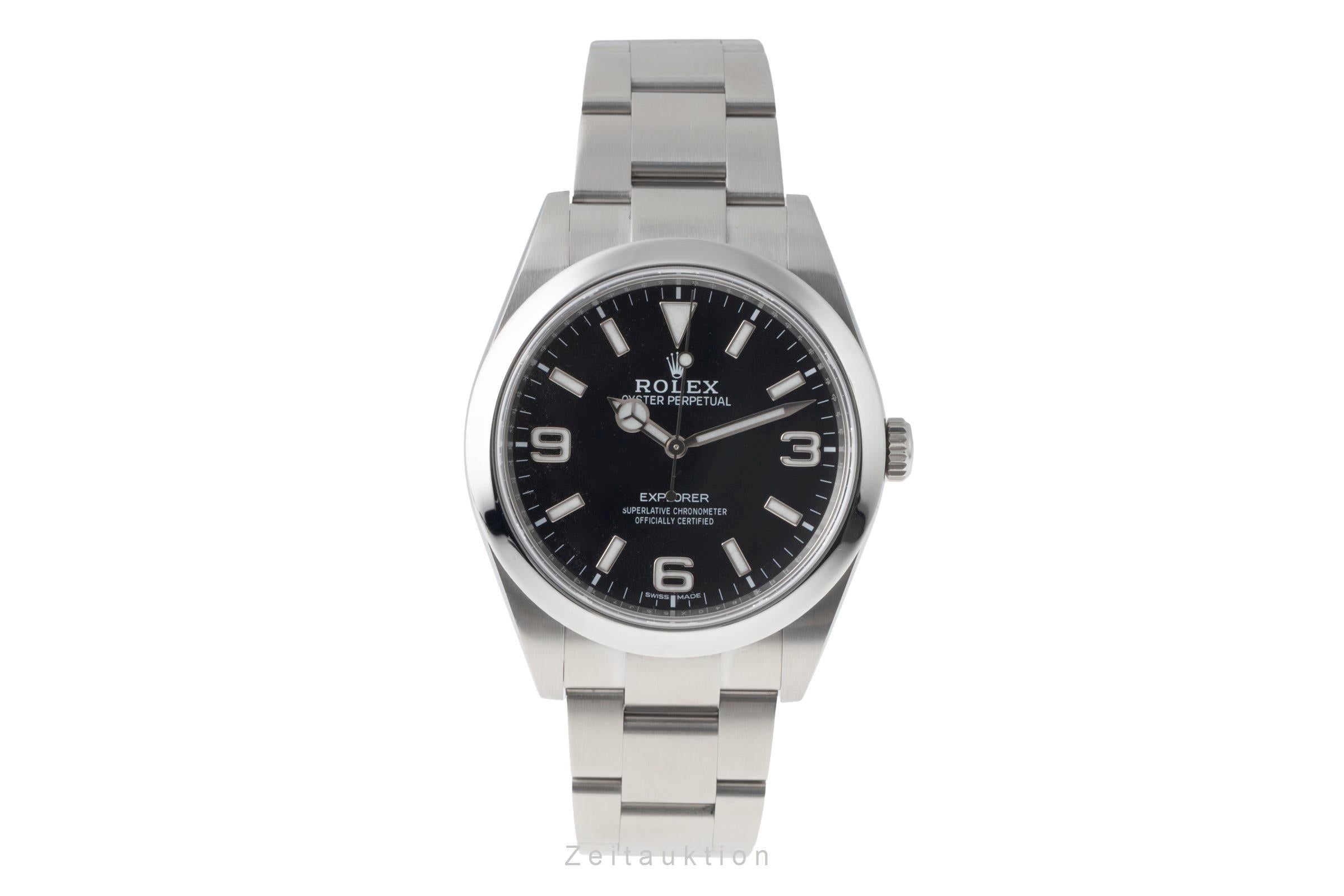 Rolex Explorer steel automatic men's watch 214270  [2600485]