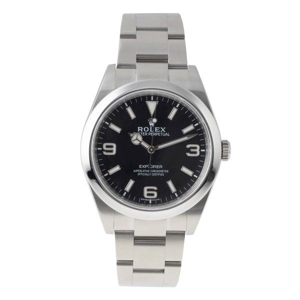 Rolex Explorer steel automatic men's watch 214270  [2600485]