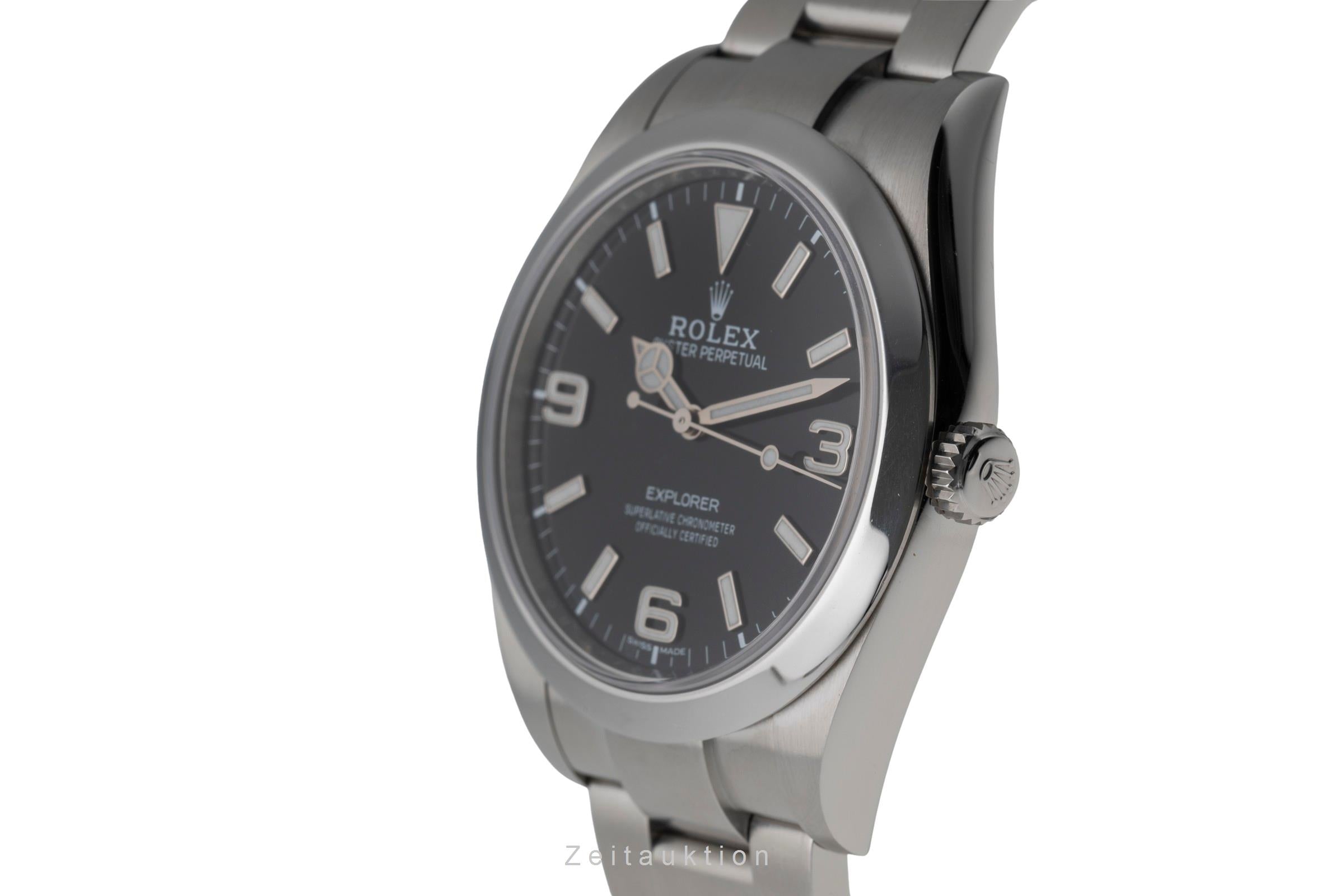 Rolex Explorer steel automatic men's watch 214270  [2600485]