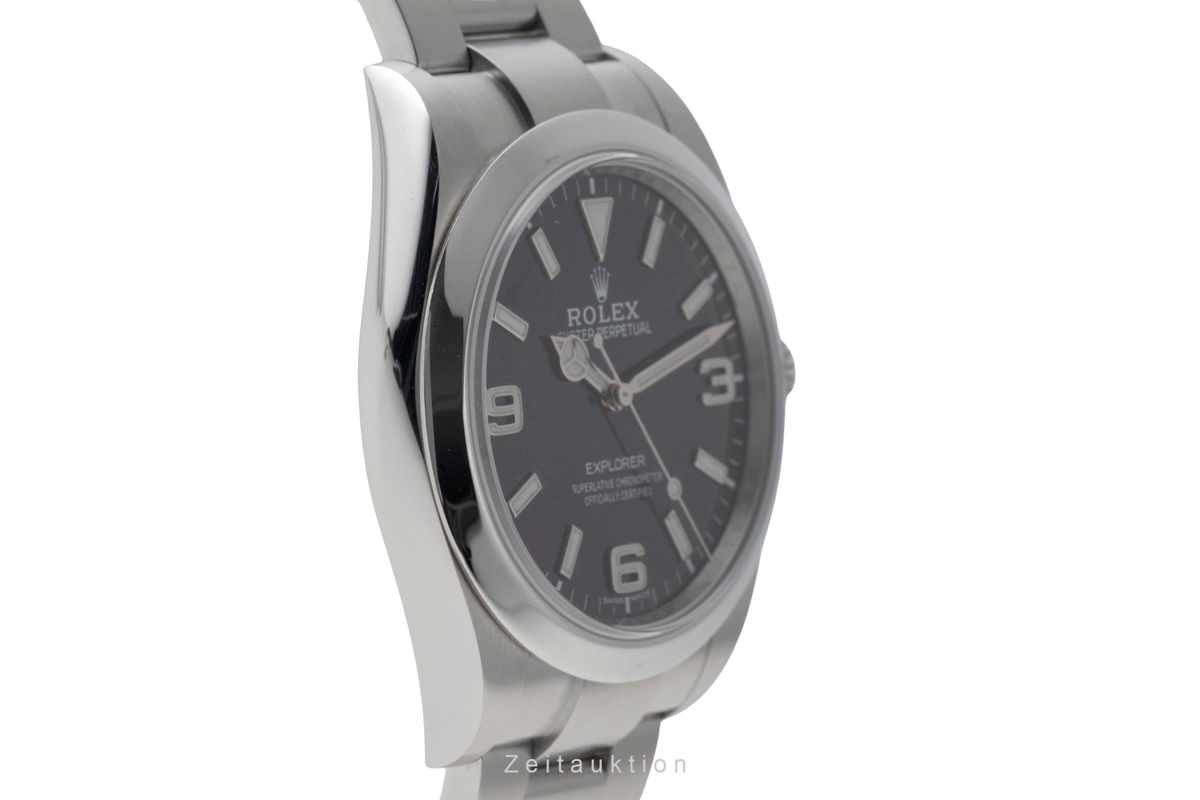 Rolex Explorer steel automatic men's watch 214270  [2600485]