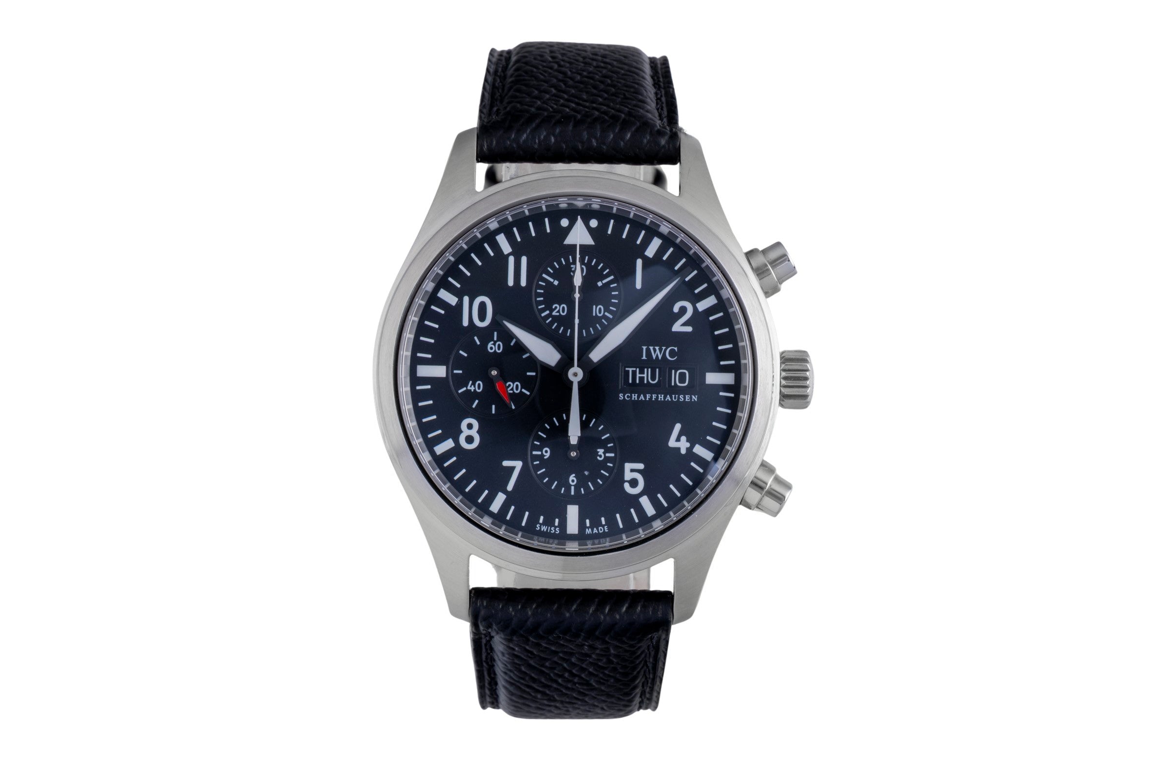 IWC Schaffhausen Fliegeruhr Chronograph Automatik Stahl Ref. IW371701 VP: 7800 € [2600490]