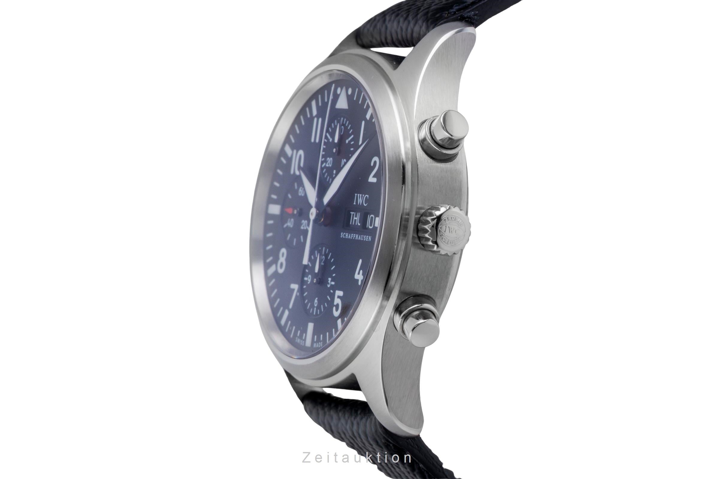 IWC Schaffhausen Fliegeruhr Chronograph Automatik Stahl Ref. IW371701 VP: 7800 € [2600490]