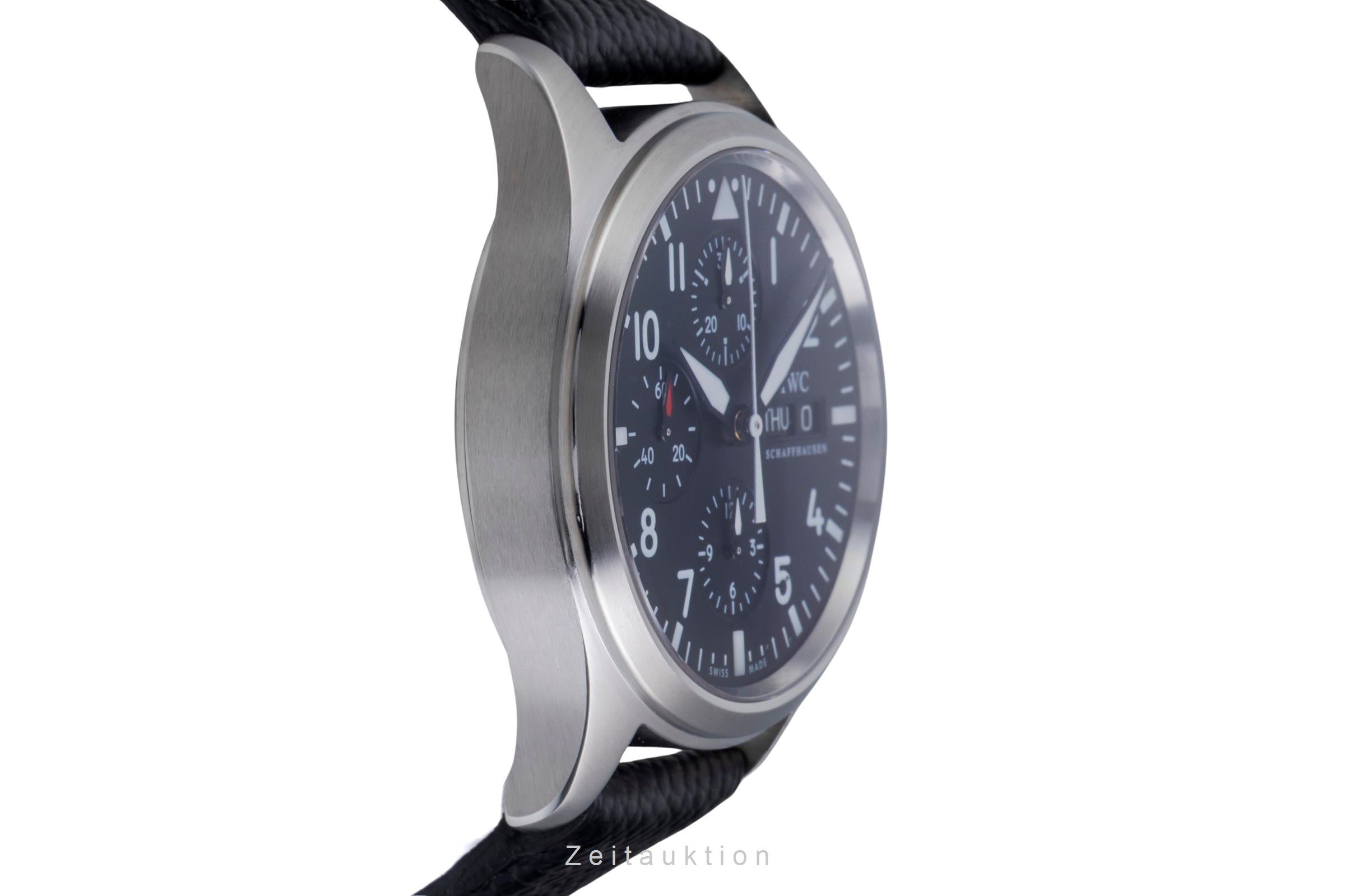 IWC Schaffhausen Fliegeruhr Chronograph Automatik Stahl Ref. IW371701 VP: 7800 € [2600490]