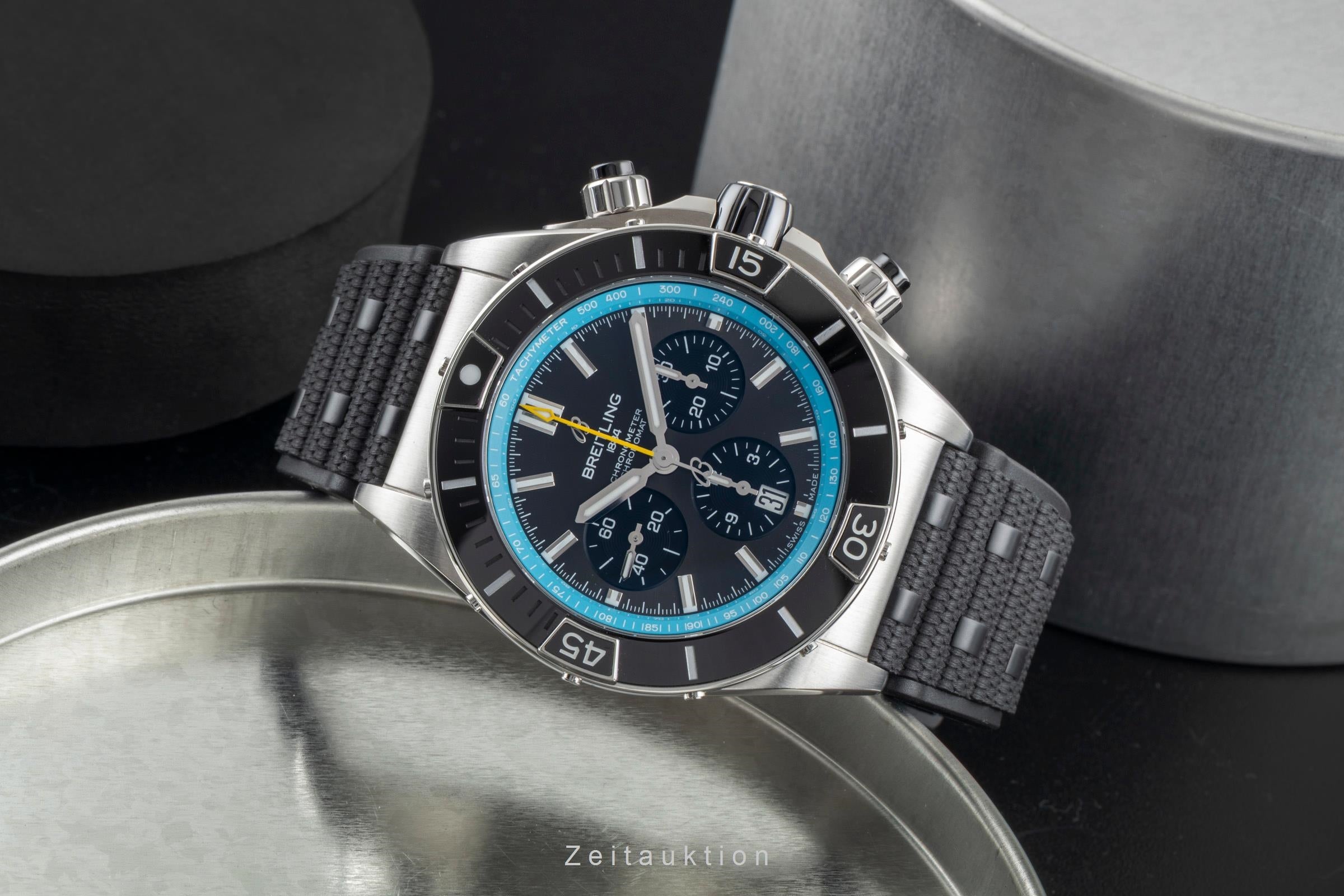 Breitling Super Chronomat B01 44 Rüschenbeck Edition Ref. AB01366A1B1S1 B&P [2600493]