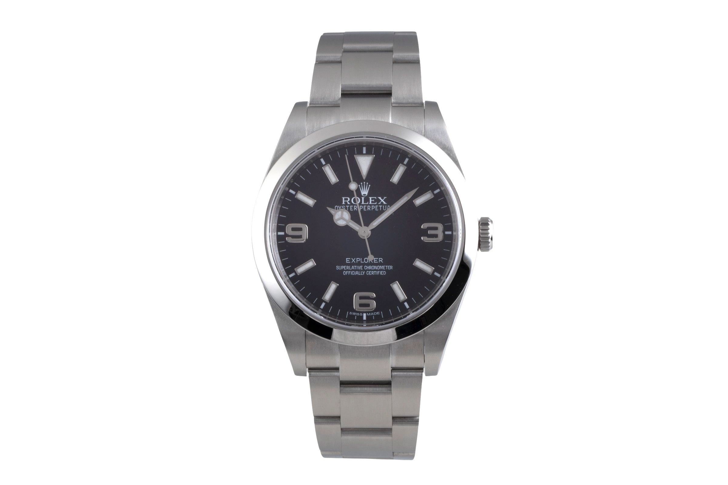 Rolex Explorer steel automatic men's watch 214270  [2600497]
