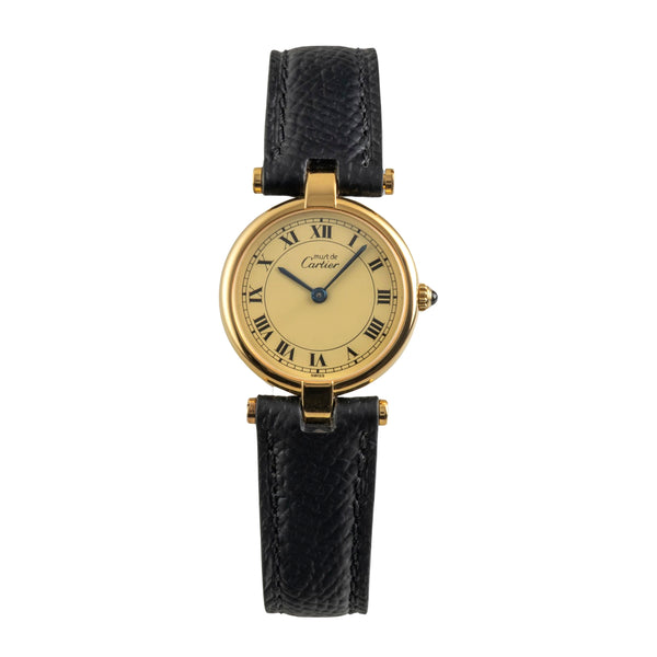 Cartier Vermeil argento dorato quarzo orologio da donna  [2600498]