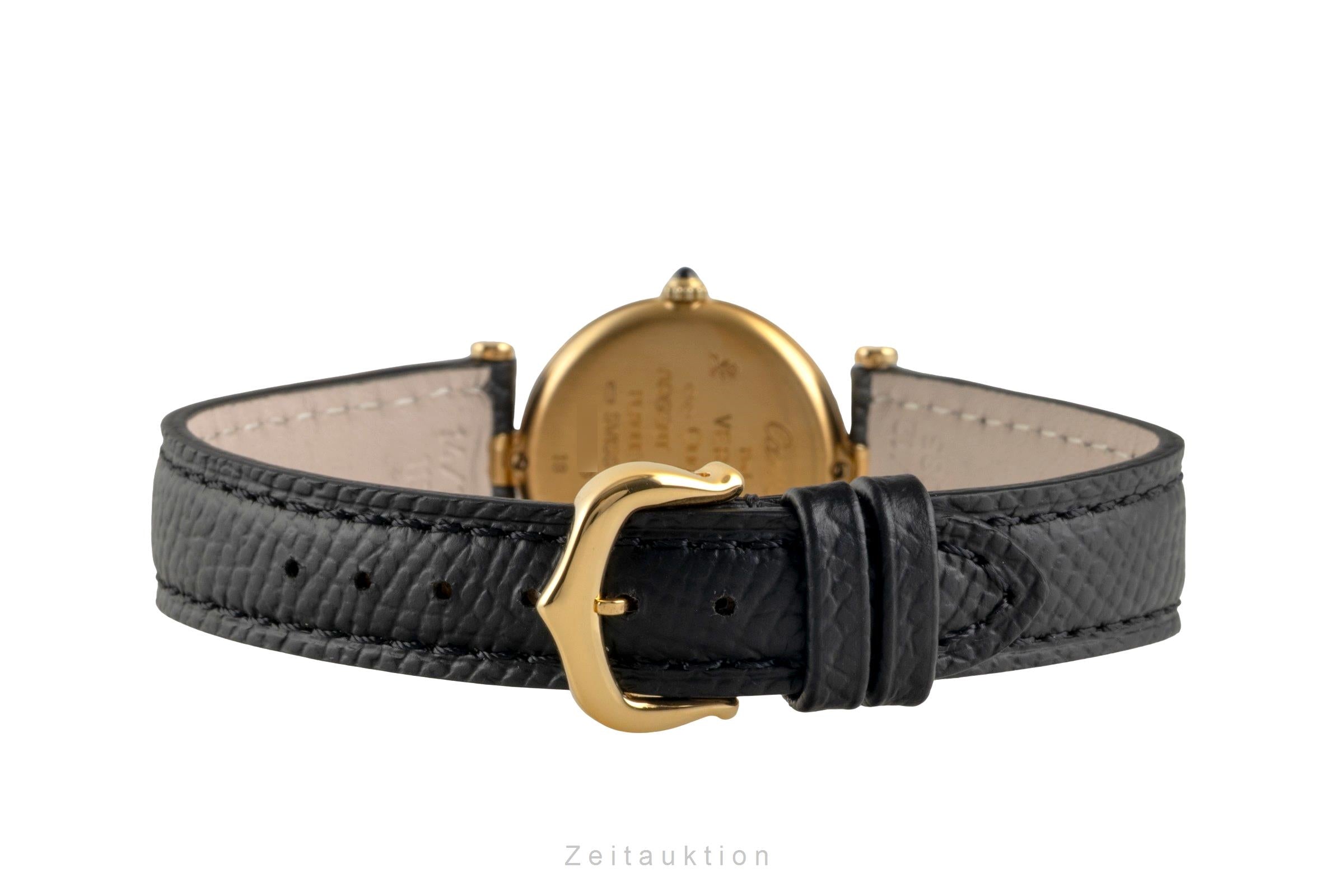 Cartier Vermeil argento dorato quarzo orologio da donna  [2600498]