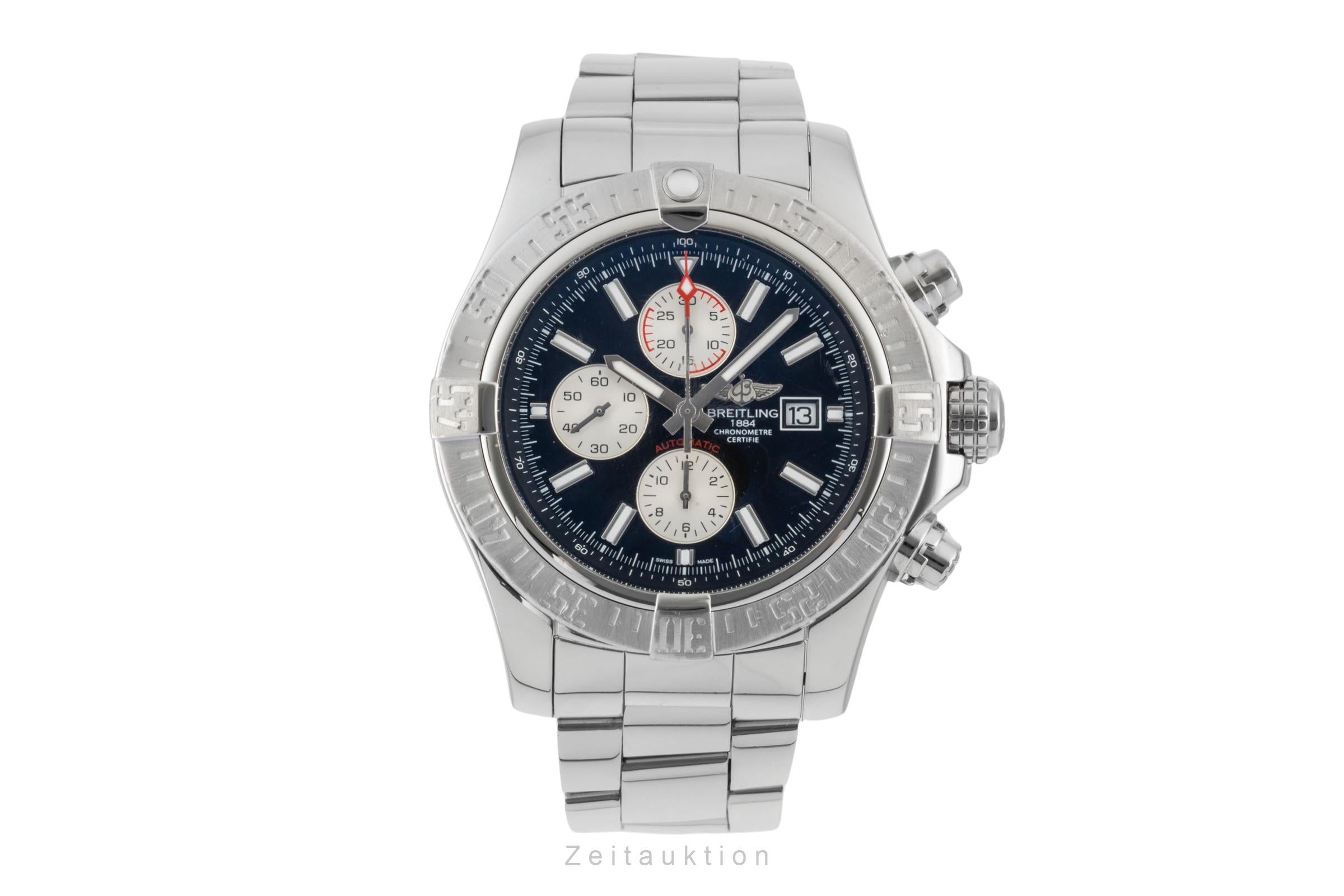 Breitling Super Avenger chronograph steel automatic men's watch A13371  [2600499]