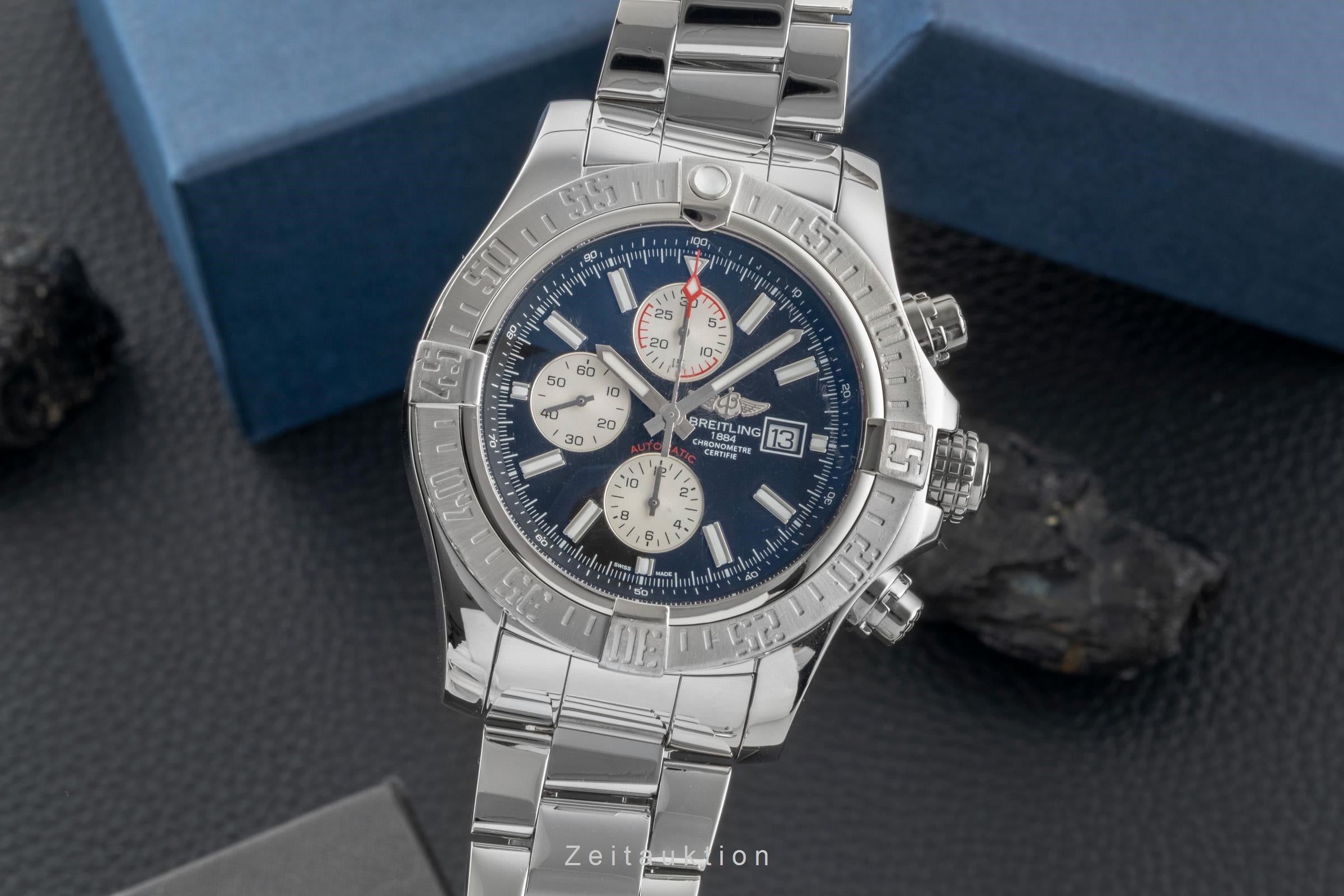 Breitling Super Avenger chronograph steel automatic men's watch A13371  [2600499]