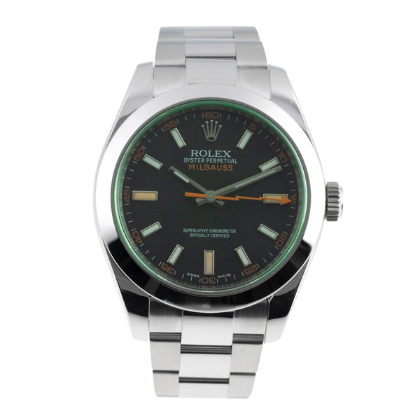 Rolex Milgauss steel automatic men's watch 116400GV  [2600501]