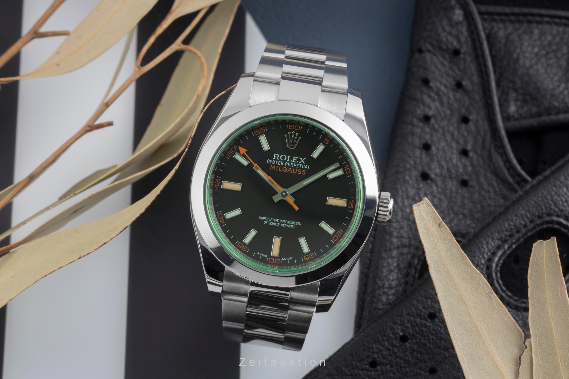 Rolex Milgauss steel automatic men's watch 116400GV  [2600501]
